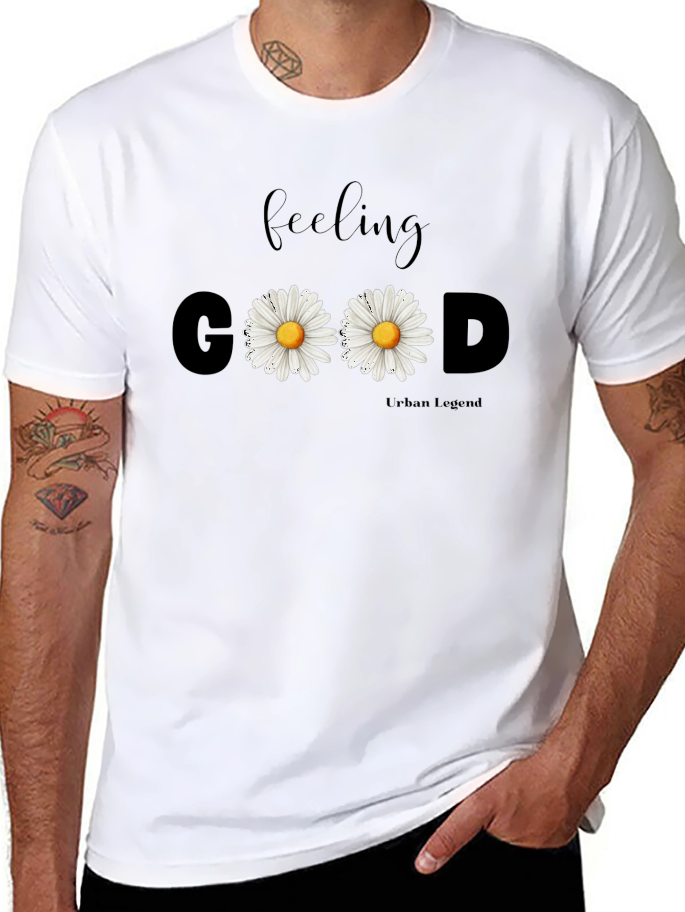 Feeling Good Daisy Graphic T-Shirt