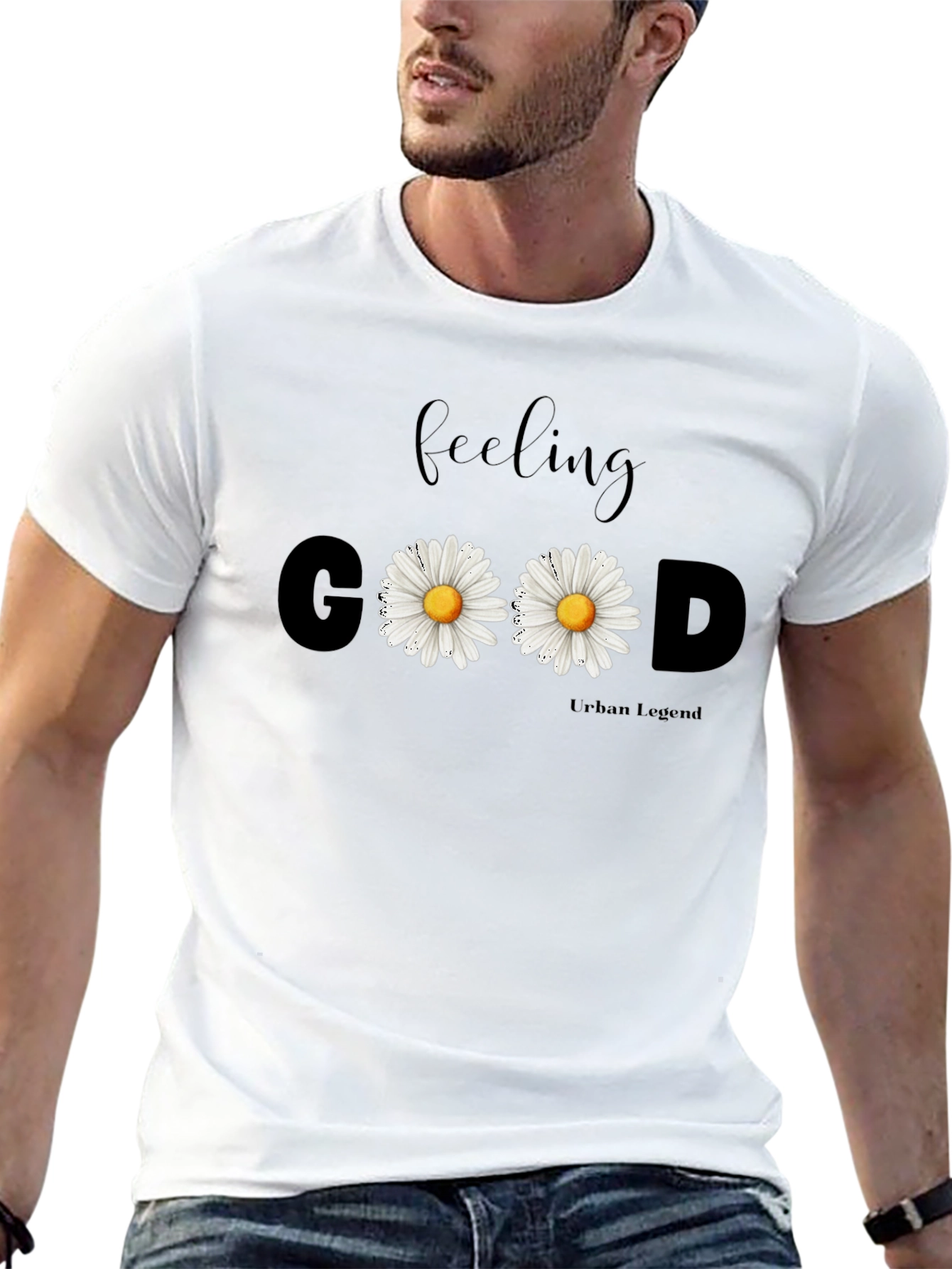 Feeling Good Daisy Graphic T-Shirt