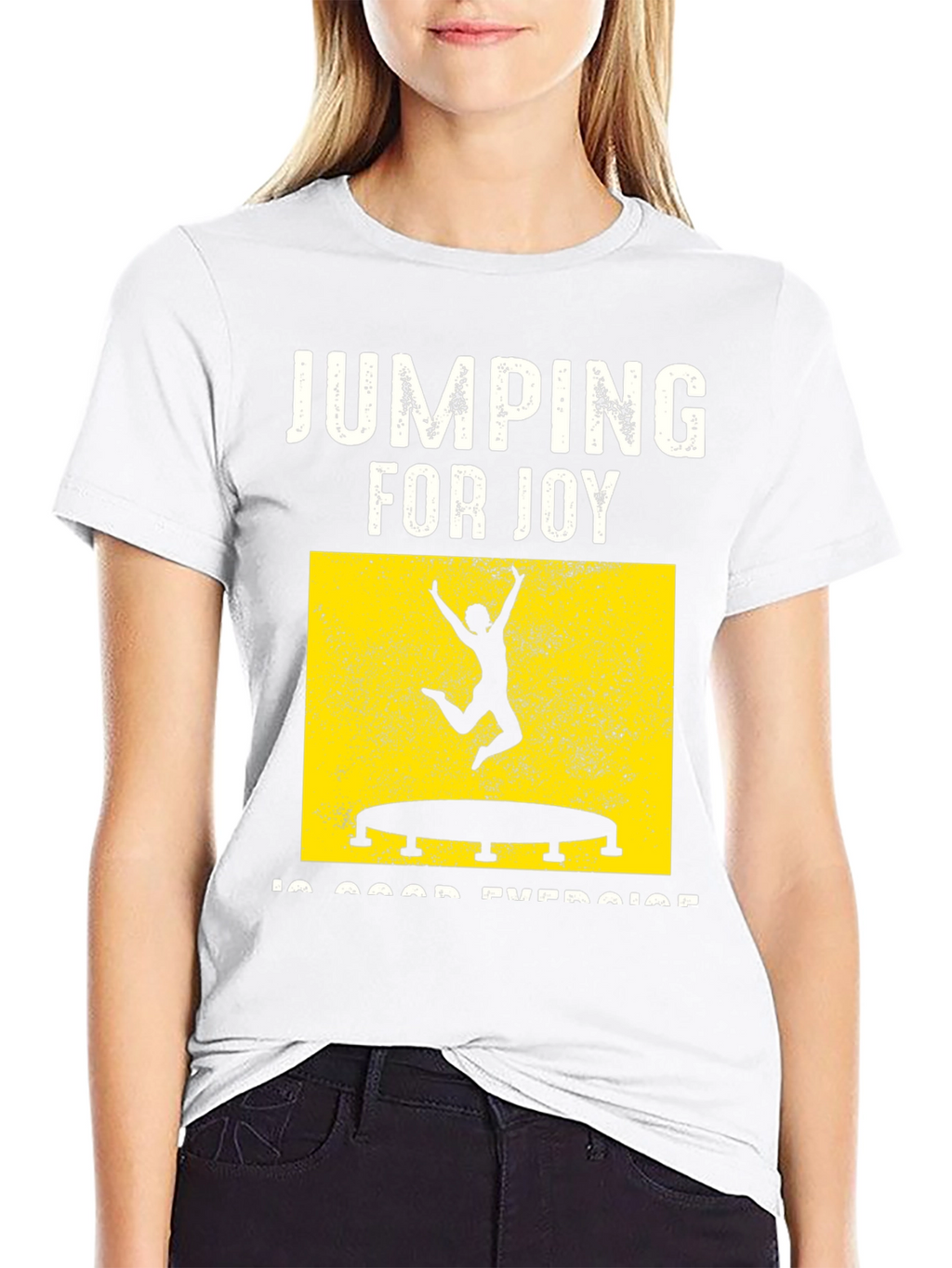 Jumping for Joy T-Shirt: Fun Exercise Tee