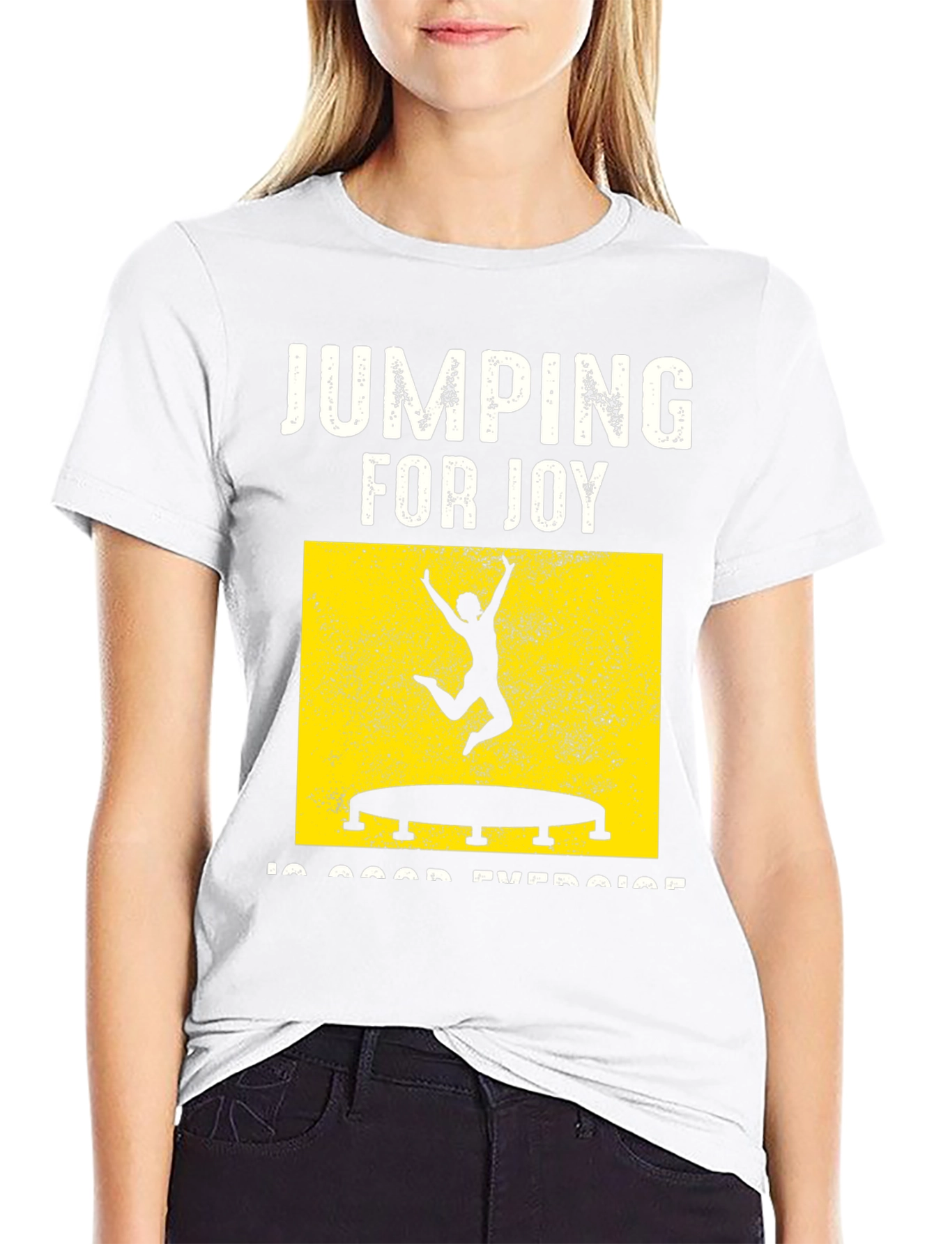 Jumping for Joy T-Shirt: Fun Exercise Tee