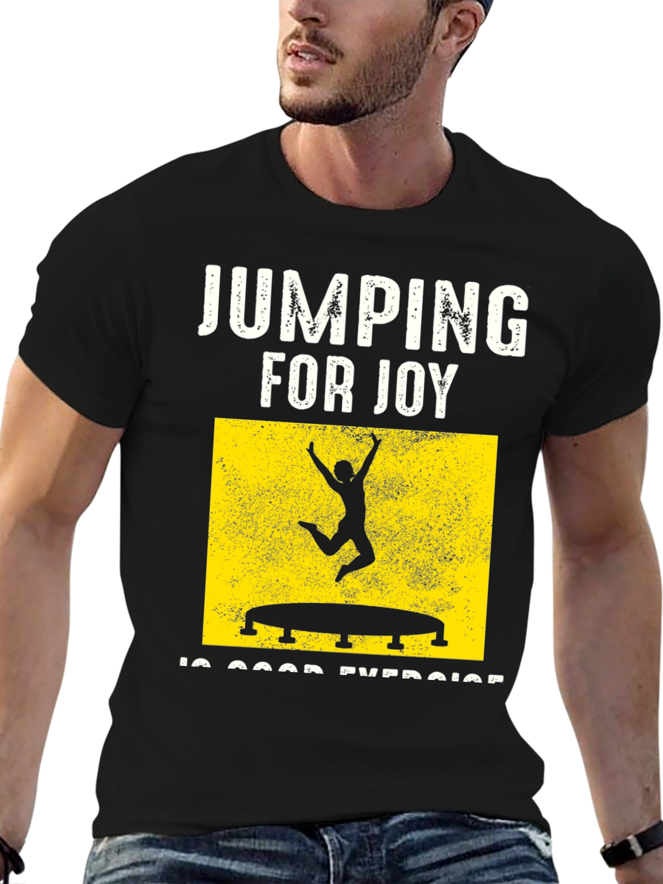 Jumping for Joy T-Shirt: Fun Exercise Tee