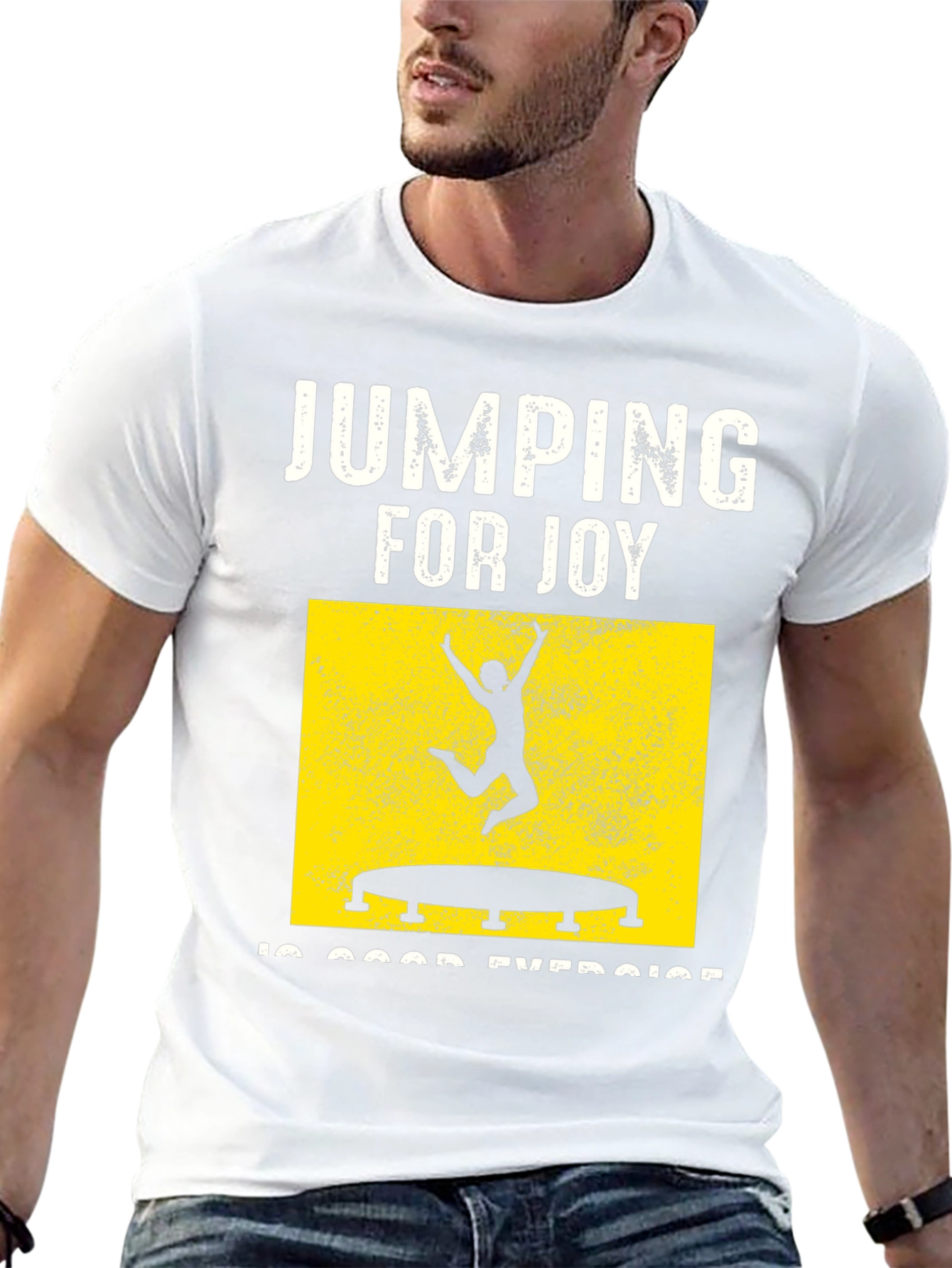 Jumping for Joy T-Shirt: Fun Exercise Tee