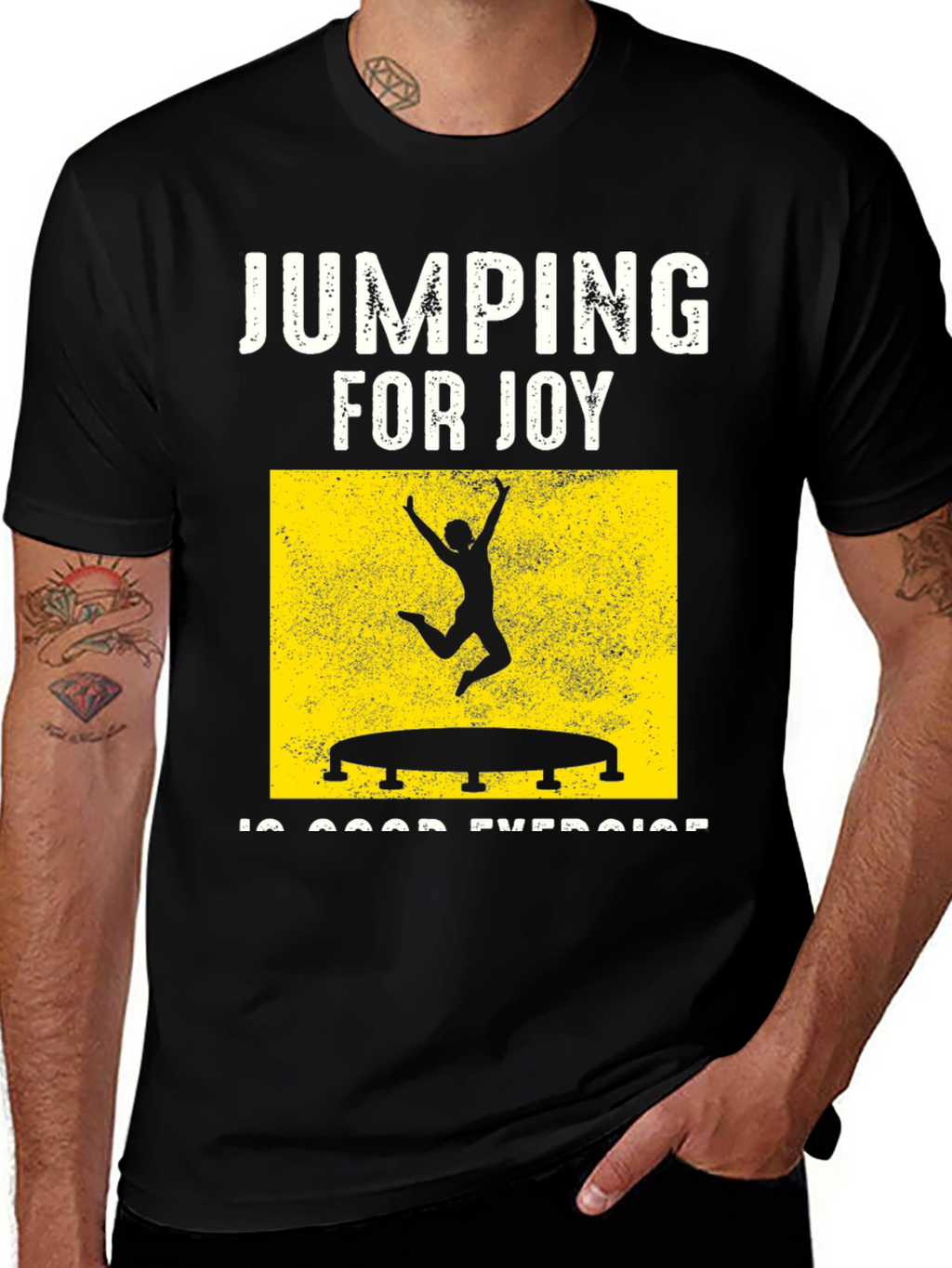 Jumping for Joy T-Shirt: Fun Exercise Tee