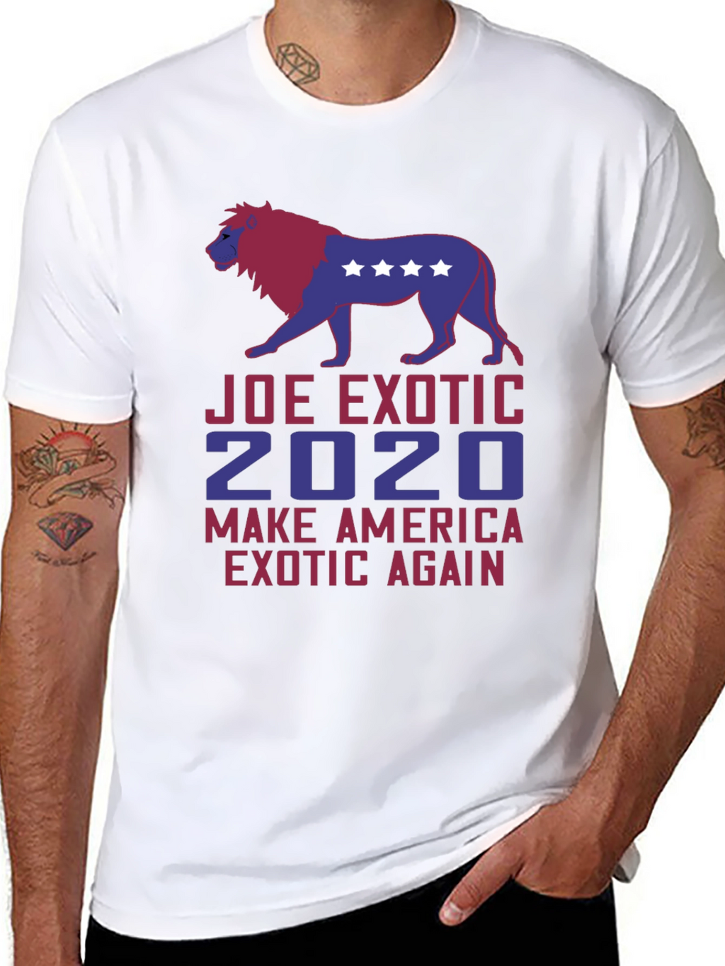 Joe Exotic 2020 Lion Graphic T-Shirt