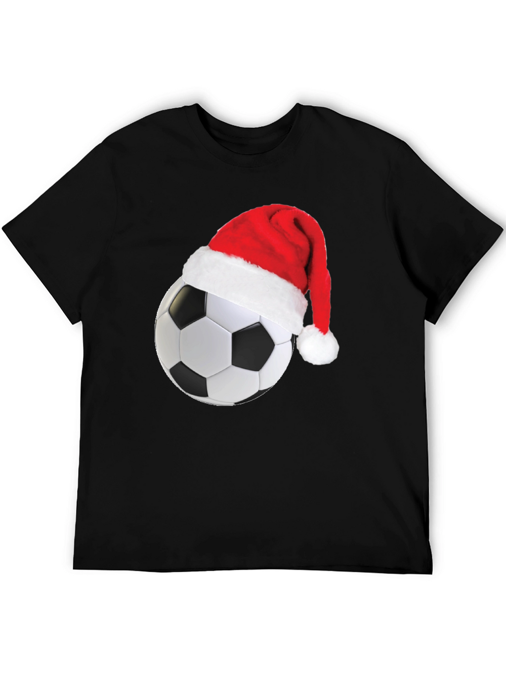 Festive Soccer Ball Christmas T-Shirt