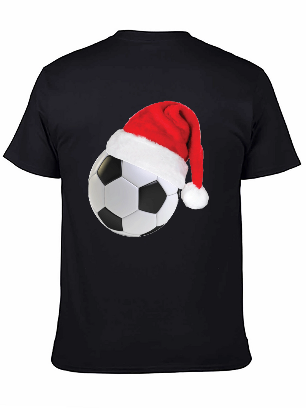 Festive Soccer Ball Christmas T-Shirt