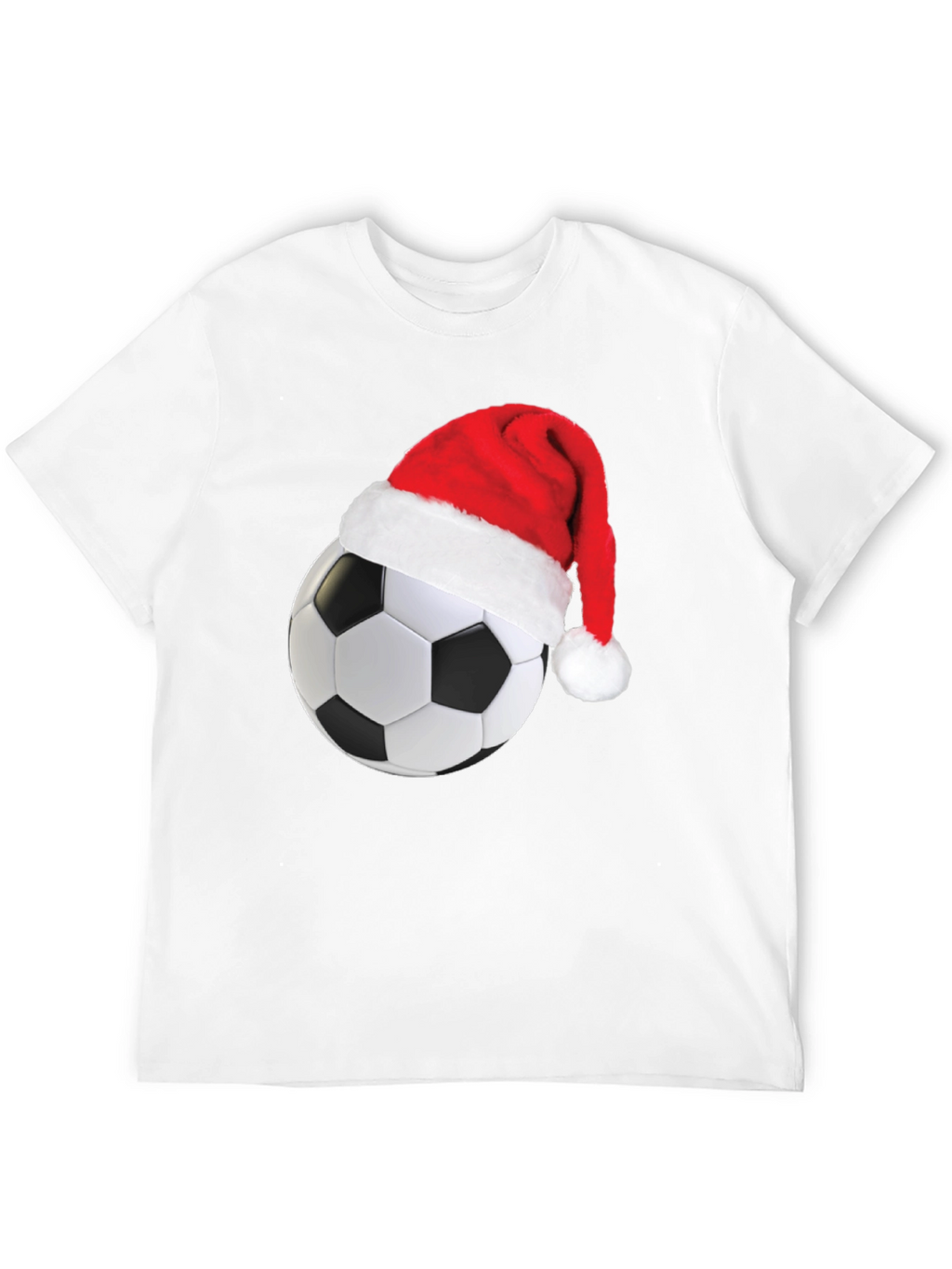 Festive Soccer Ball Christmas T-Shirt