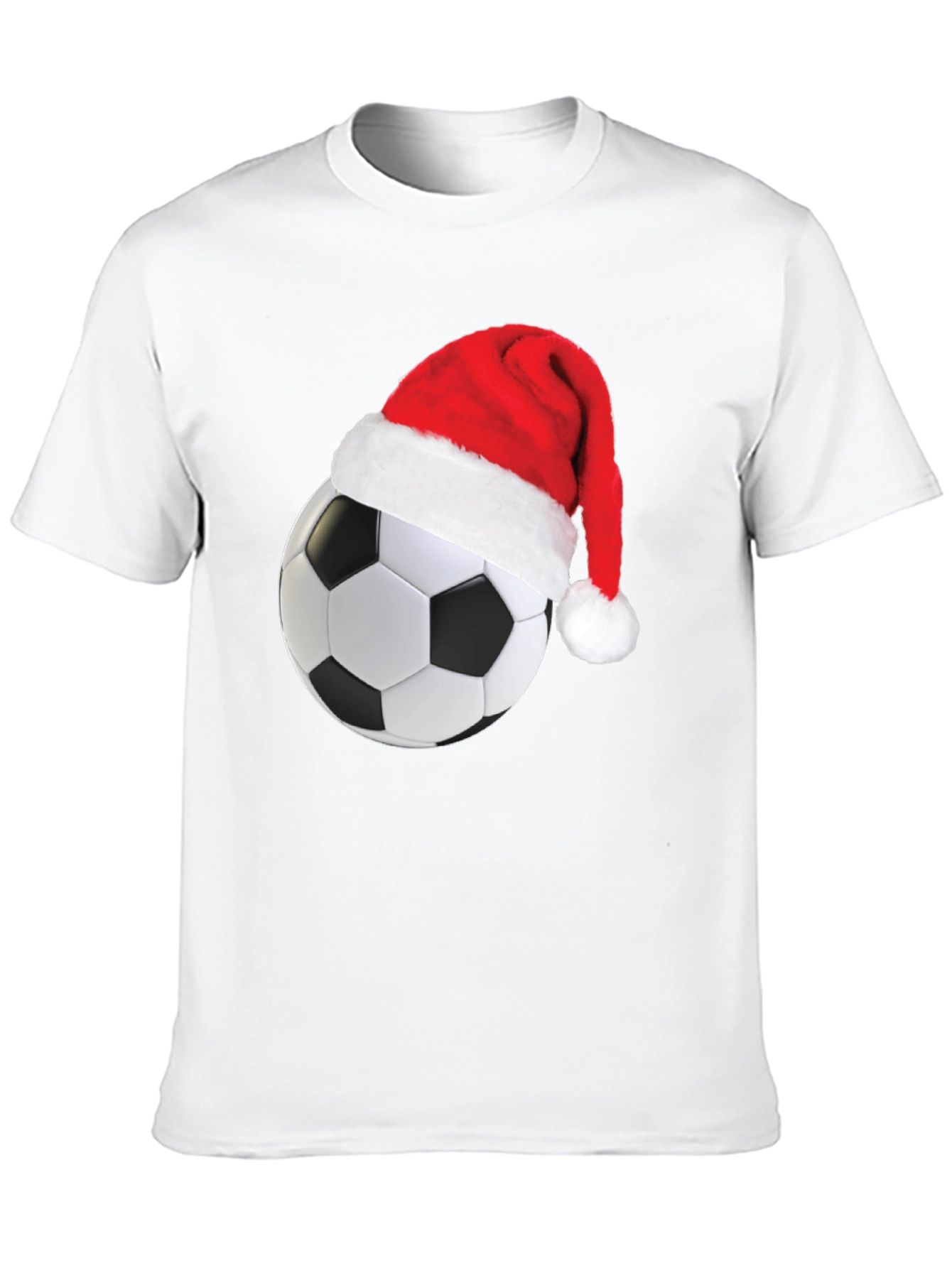 Festive Soccer Ball Christmas T-Shirt
