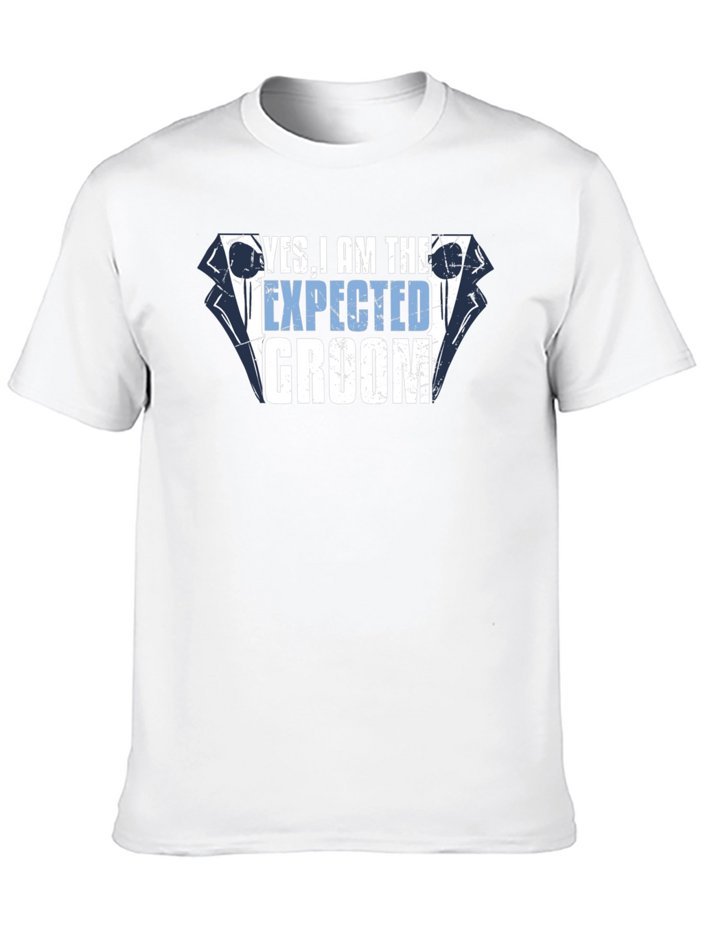 Yes I am the Expected Groom Black T-Shirt