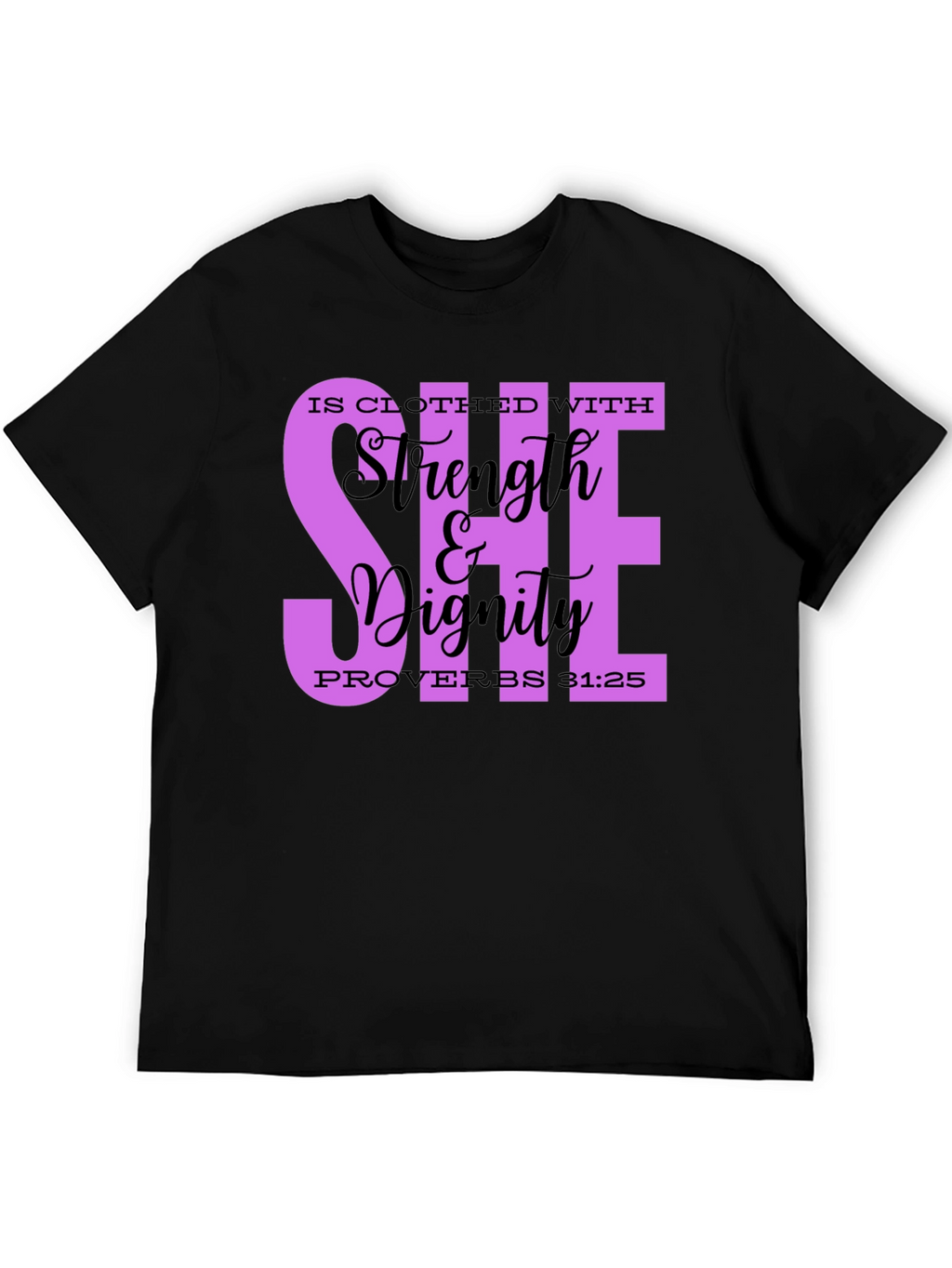Strength & Dignity Womens Christian T-Shirt