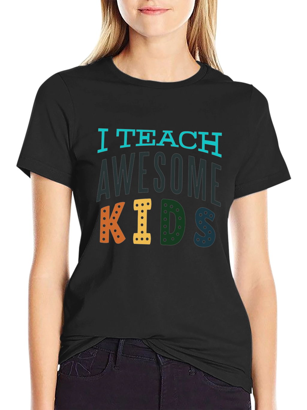 I Teach Awesome Kids Graphic Tee - Teacher Appreciation