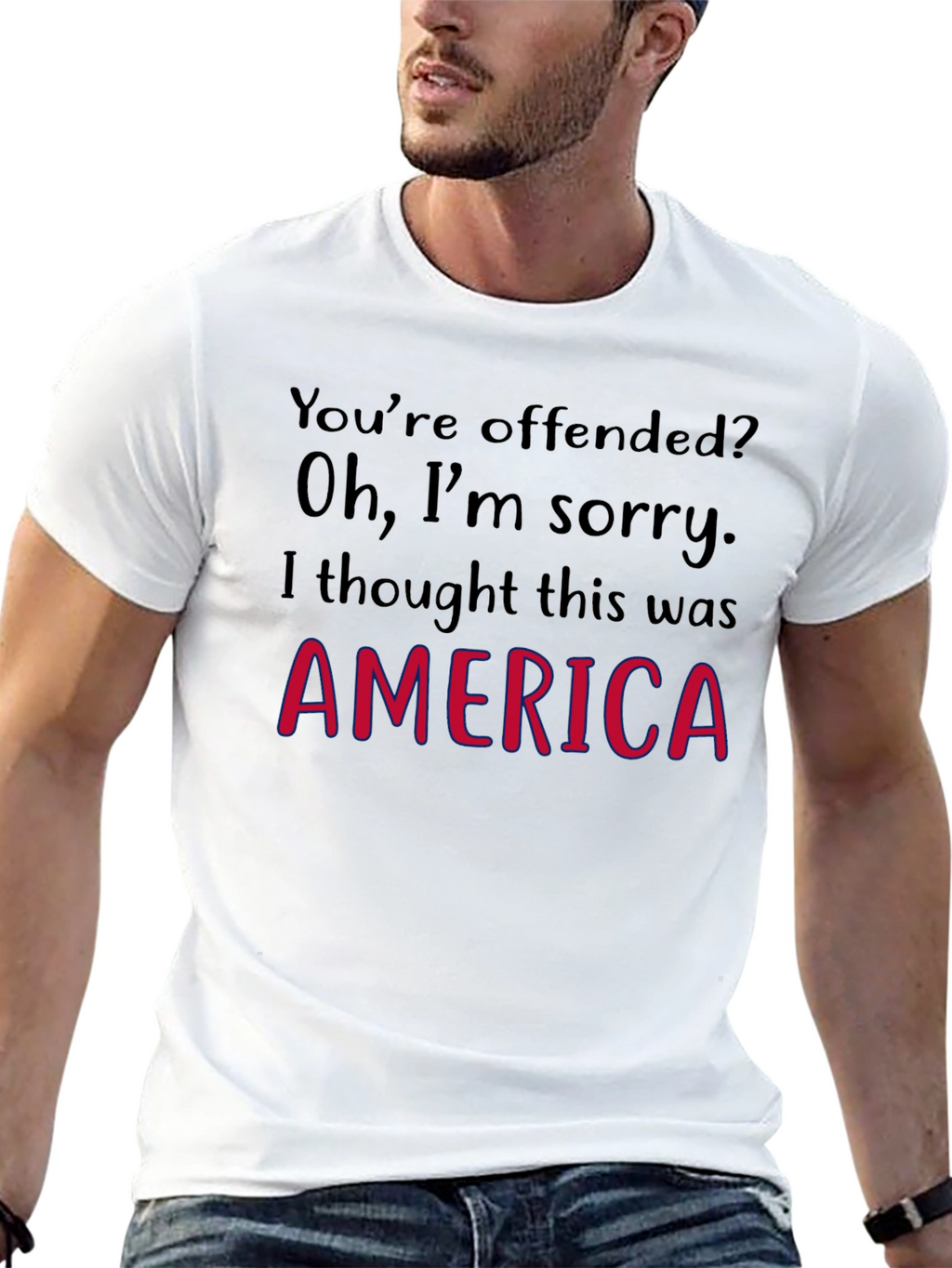 Offended? America Graphic Tee