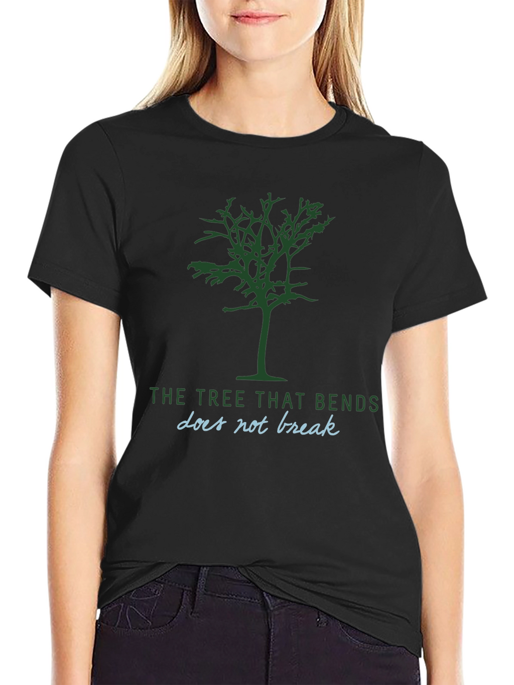 Resilient Tree Graphic Tee - Motivational T-Shirt