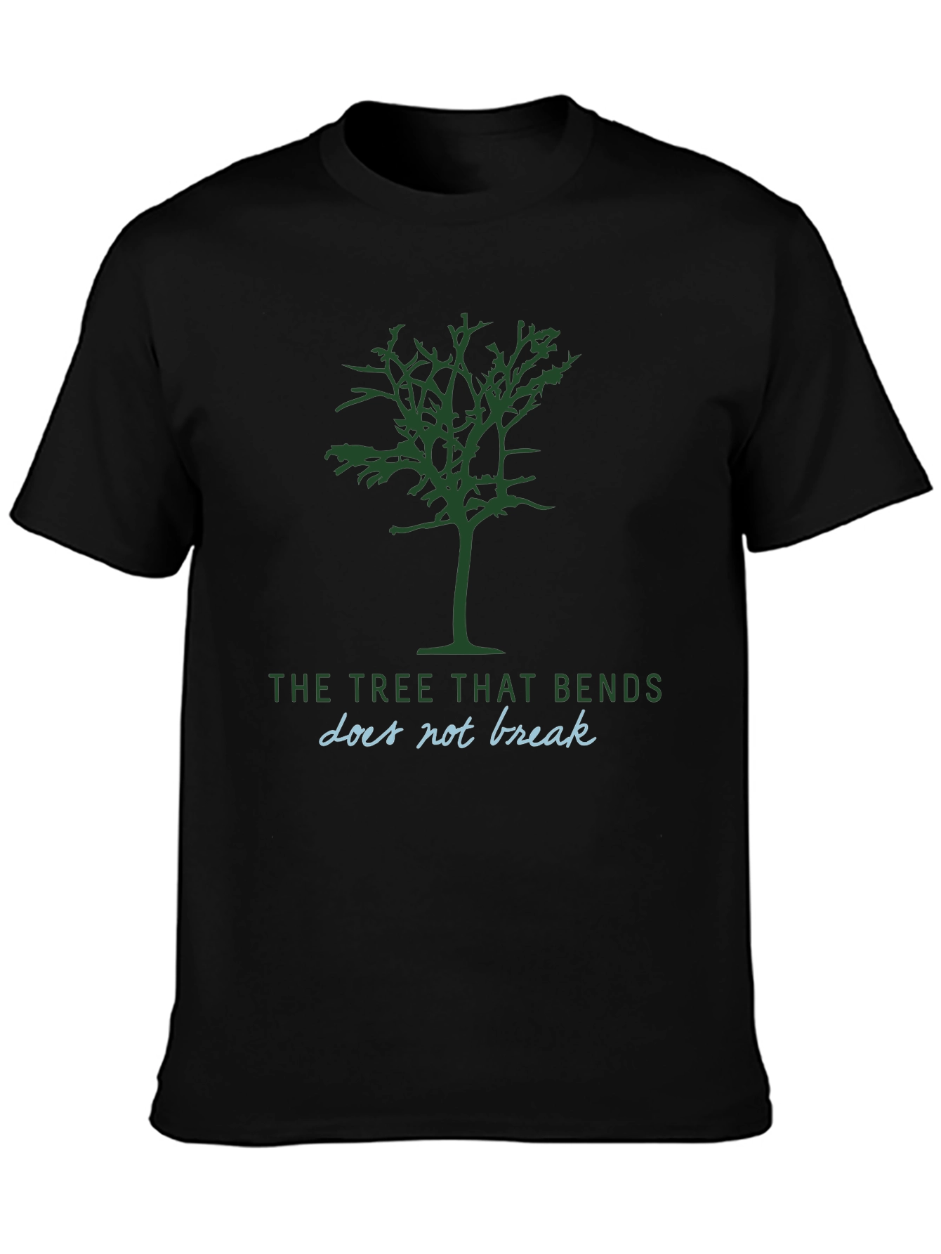 Resilient Tree Graphic Tee - Motivational T-Shirt