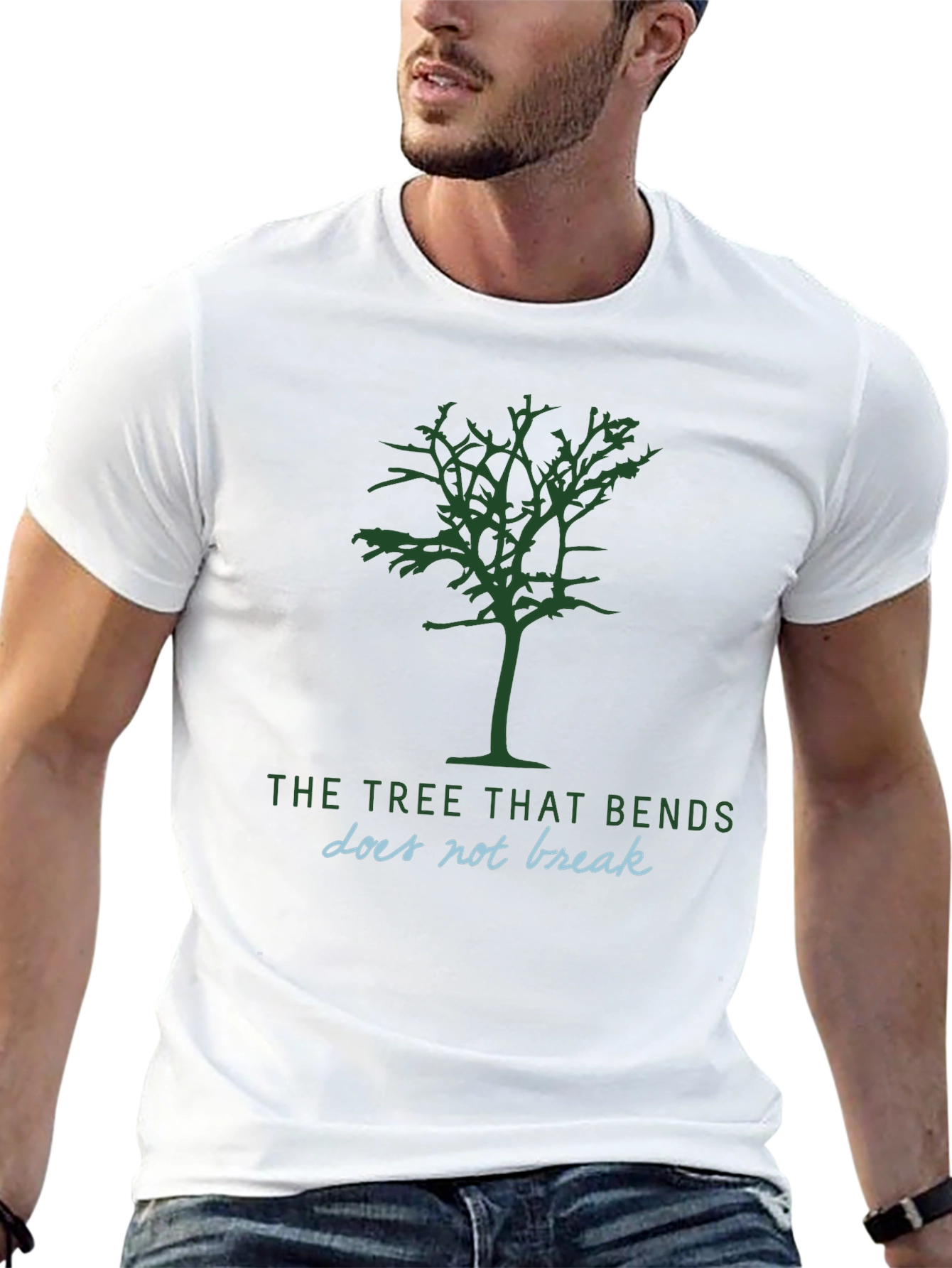 Resilient Tree Graphic Tee - Motivational T-Shirt