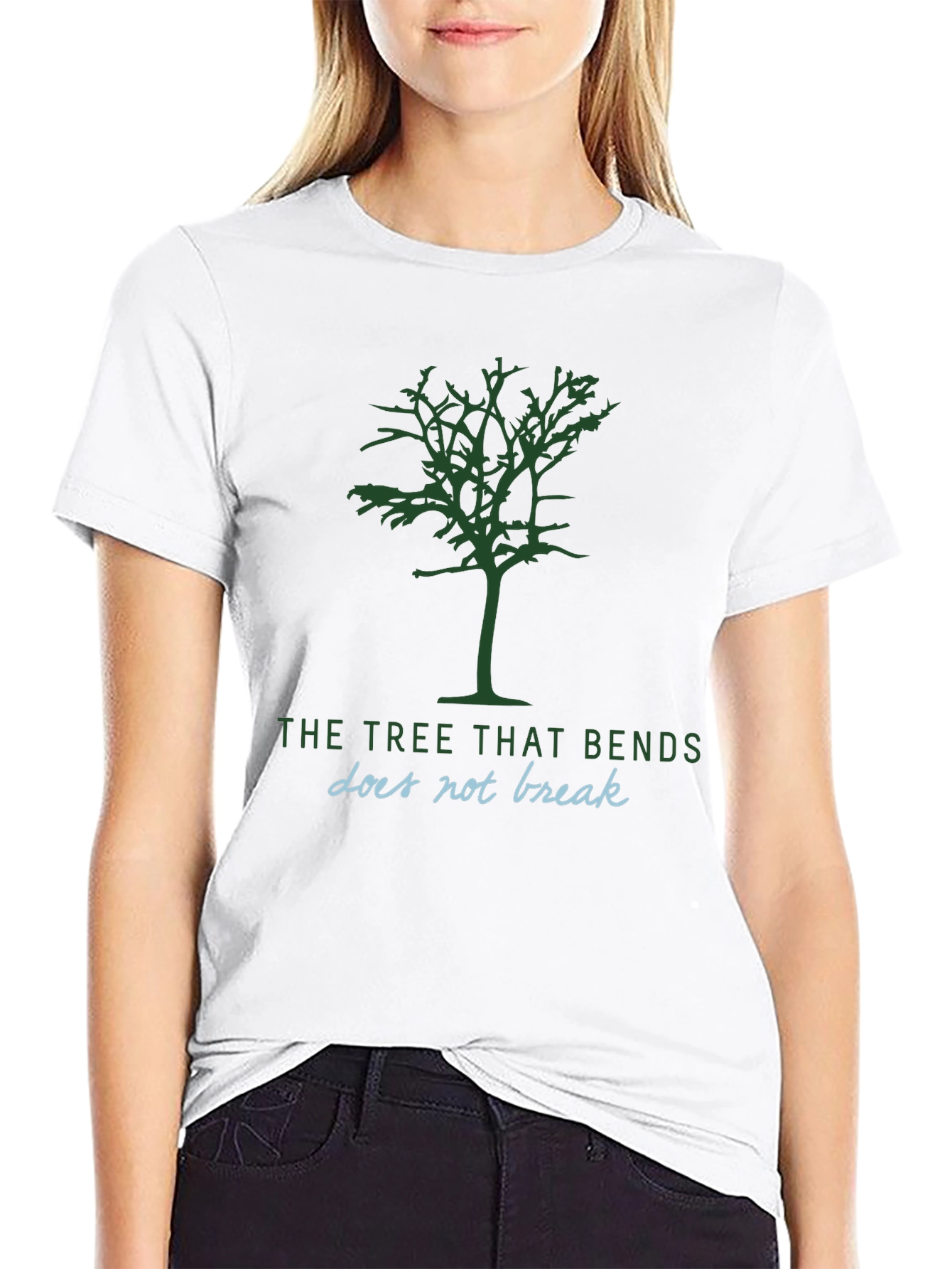 Resilient Tree Graphic Tee - Motivational T-Shirt