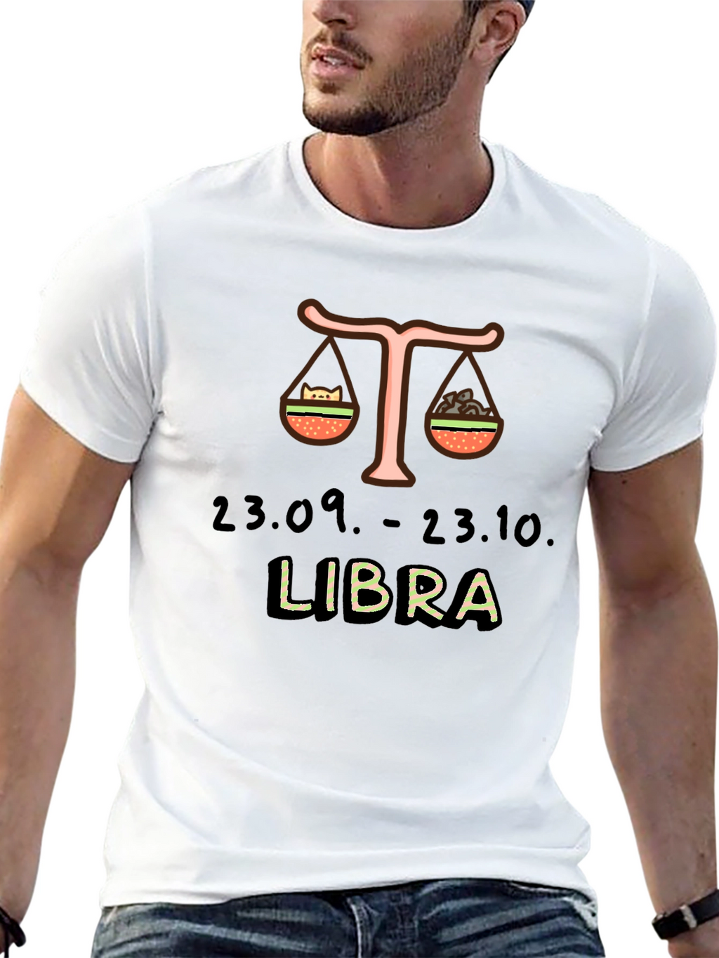 Libra Zodiac Sign T-Shirt