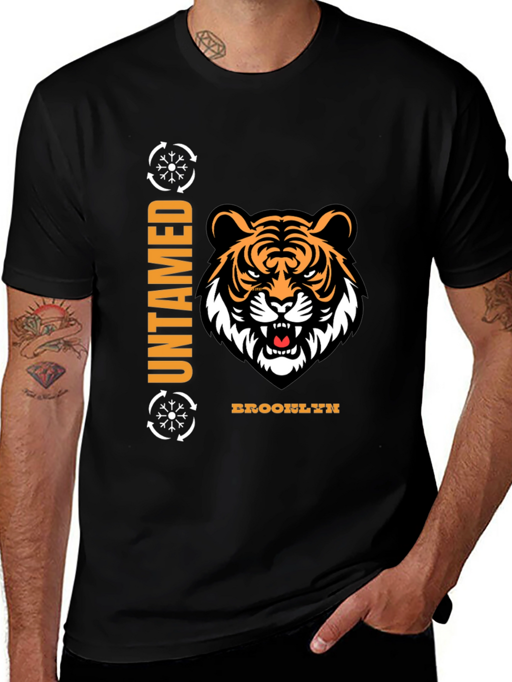 Untamed Brooklyn Tiger Graphic T-Shirt