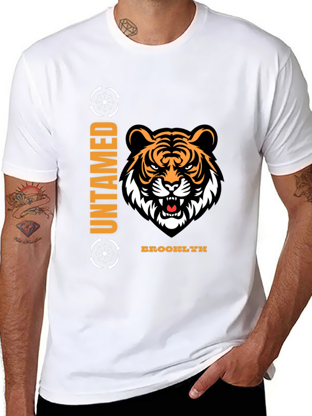 Untamed Brooklyn Tiger Graphic T-Shirt