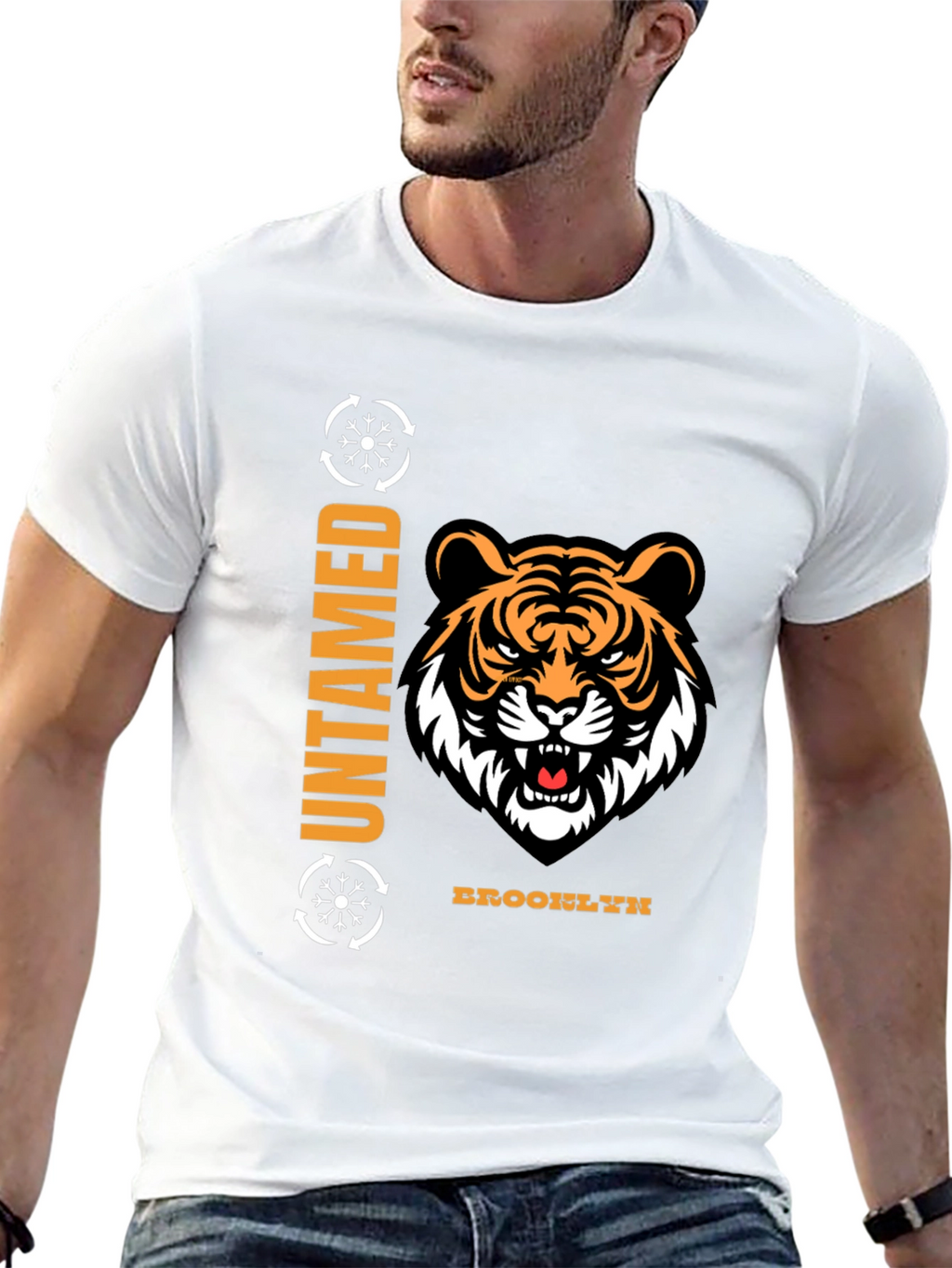 Untamed Brooklyn Tiger Graphic T-Shirt
