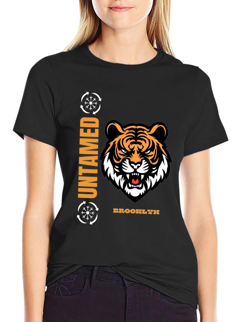 Untamed Brooklyn Tiger Graphic T-Shirt