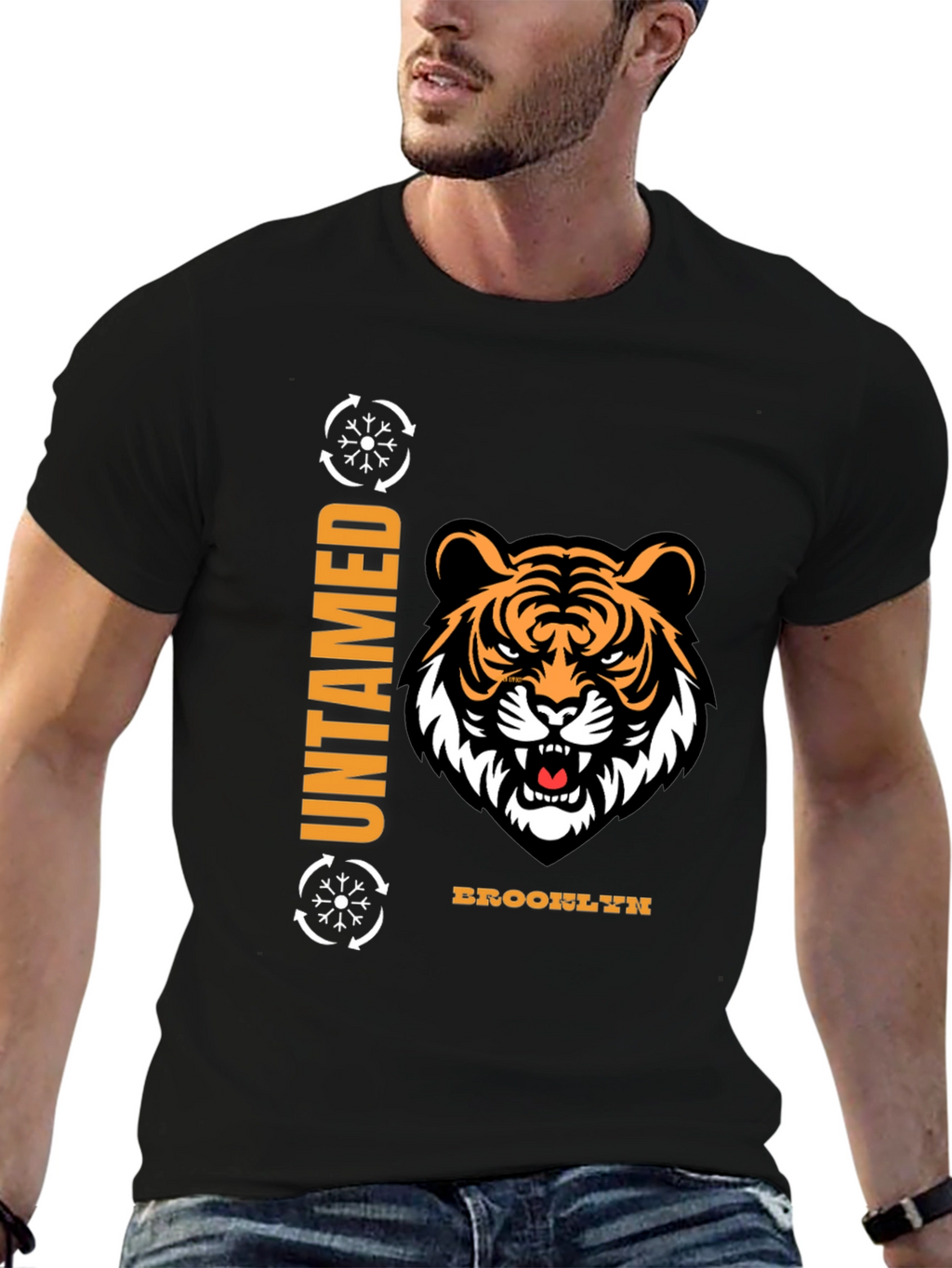 Untamed Brooklyn Tiger Graphic T-Shirt