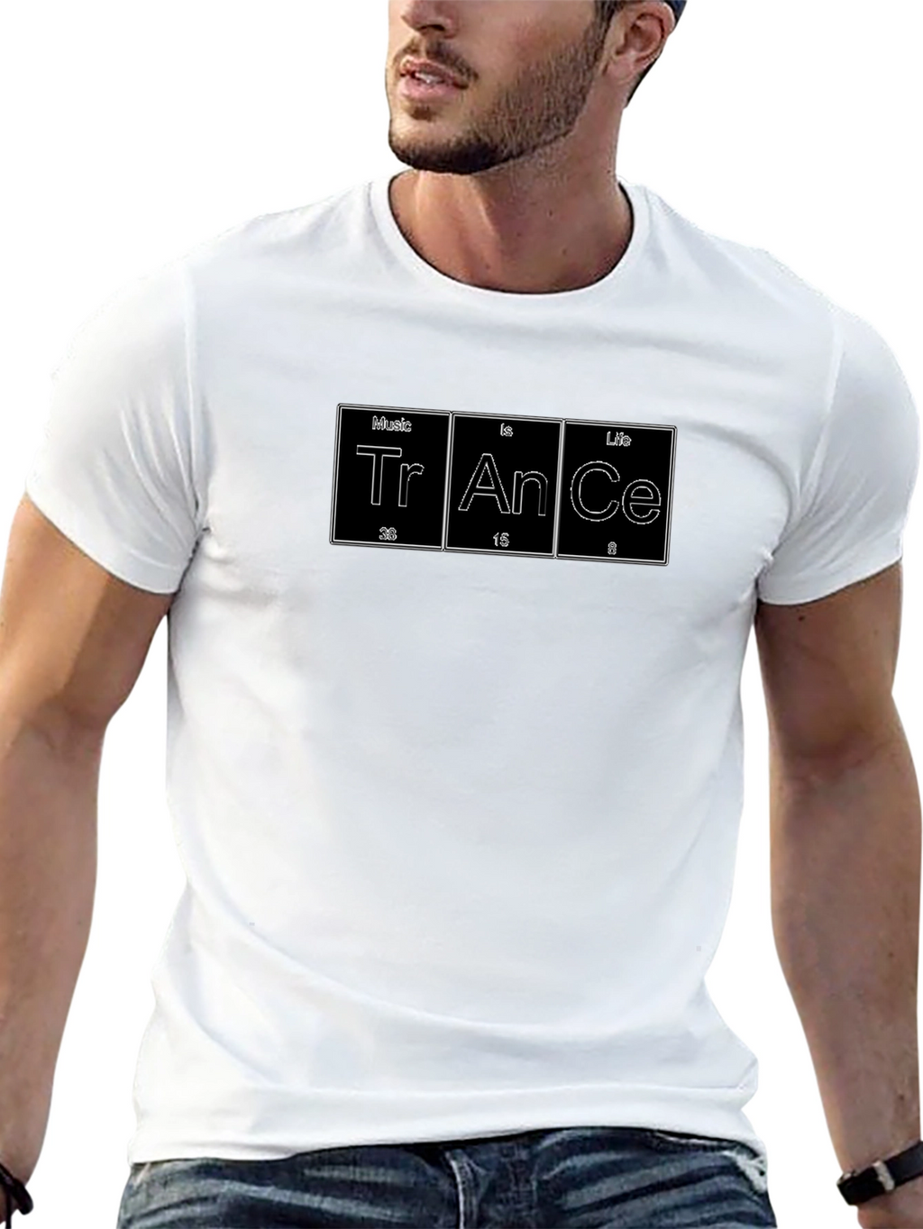 Trance Music Periodic Table T-Shirt - Black