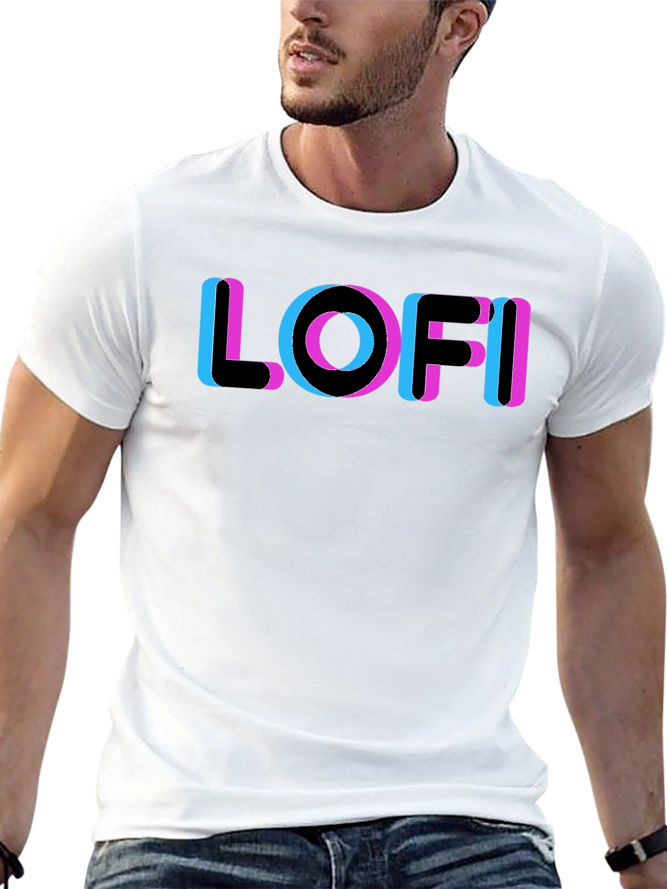 LOFI Glitch Tee - Retro Aesthetic Style