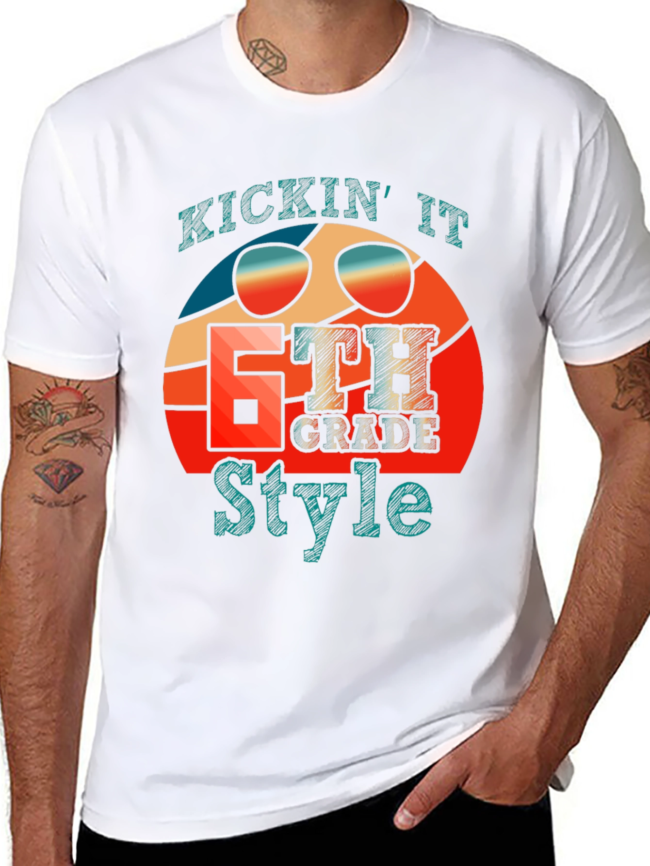 Kicking It 6th Grade Style T-Shirt