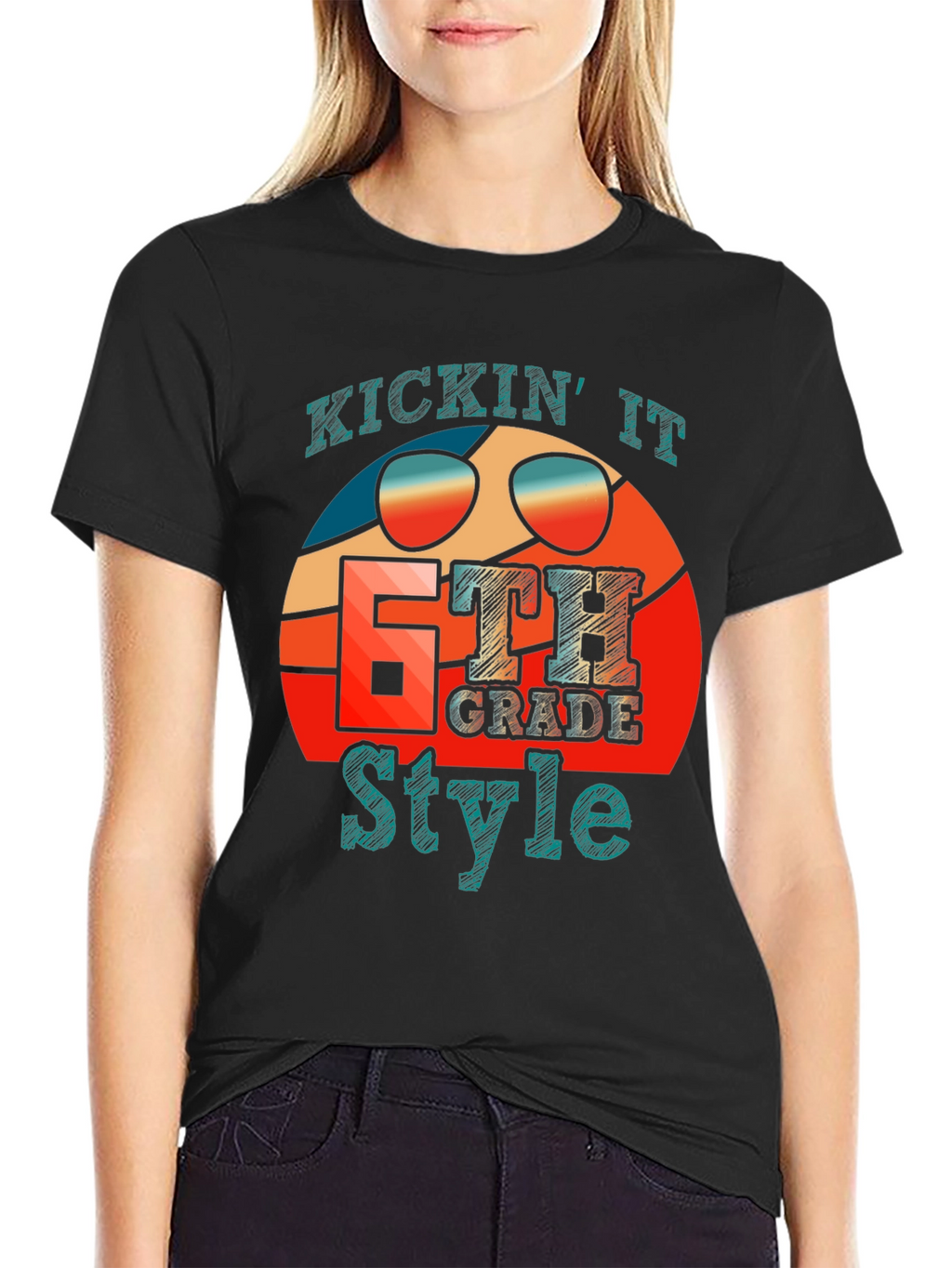 Kicking It 6th Grade Style T-Shirt