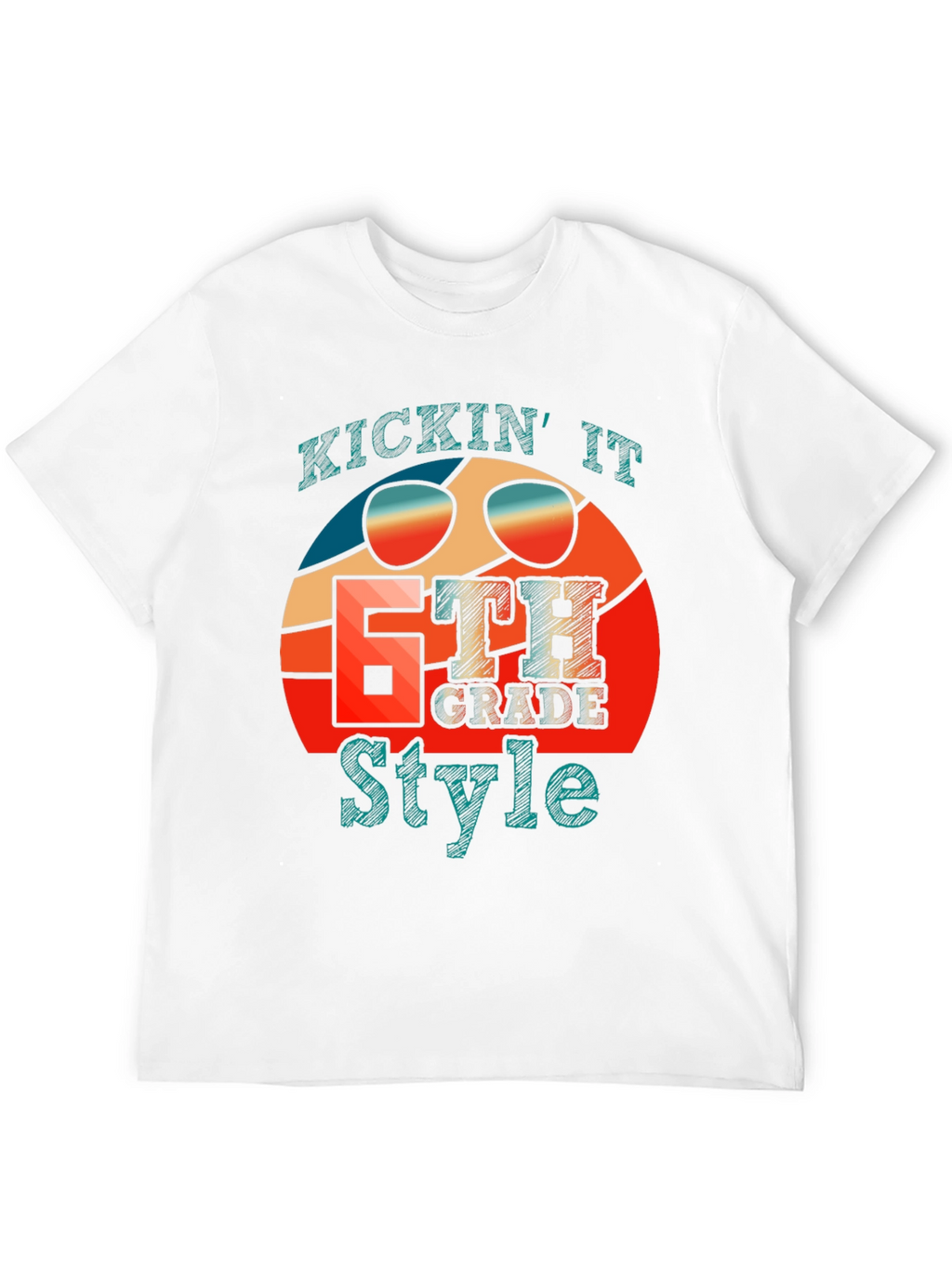 Kicking It 6th Grade Style T-Shirt