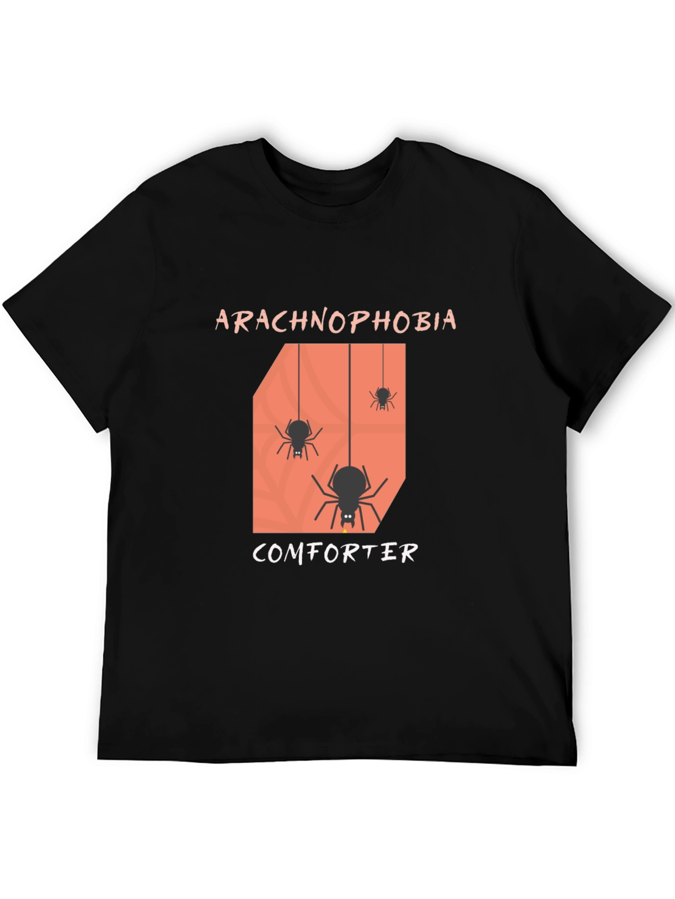 Arachnophobia Comforter T-Shirt - Funny Spider Tee