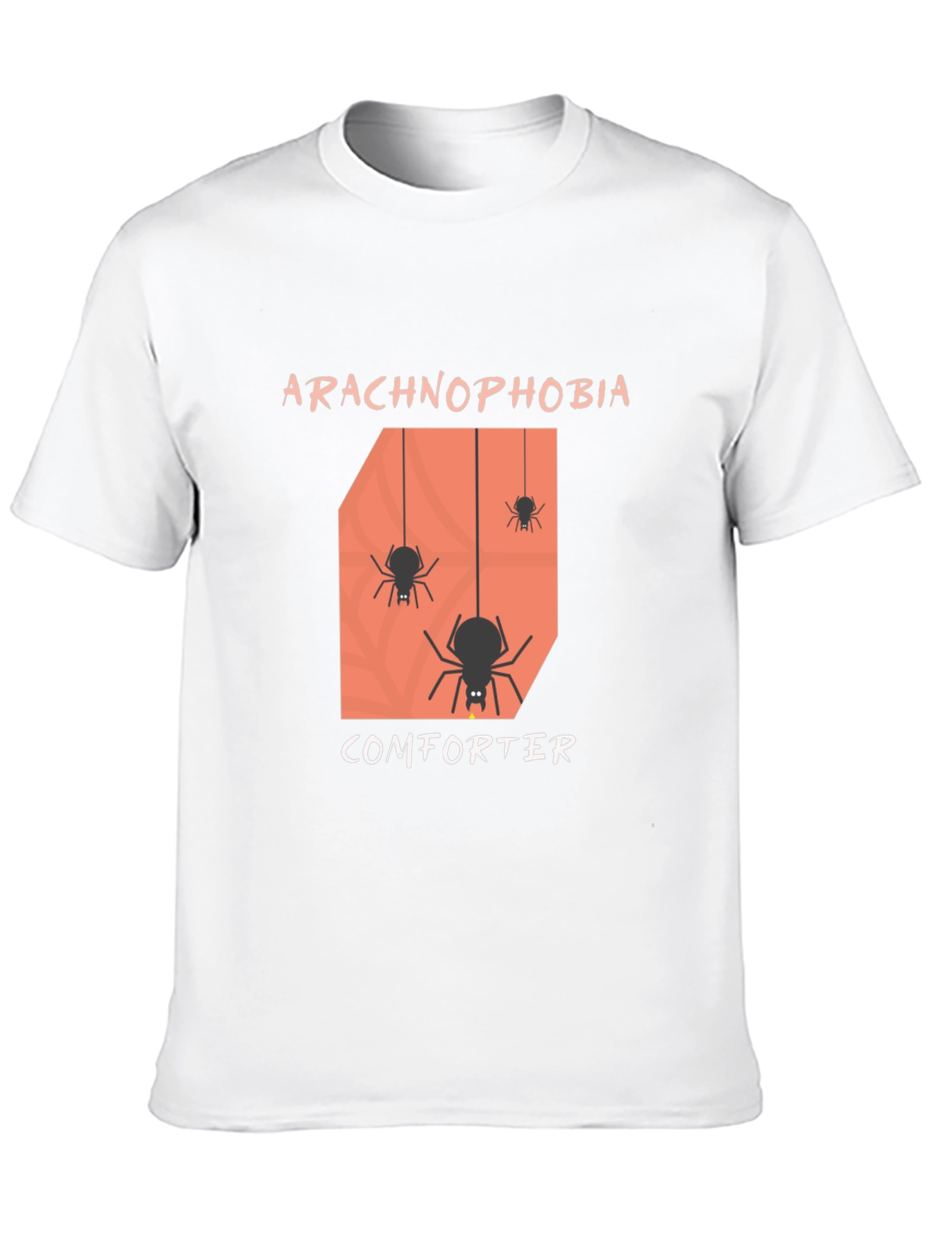 Arachnophobia Comforter T-Shirt - Funny Spider Tee