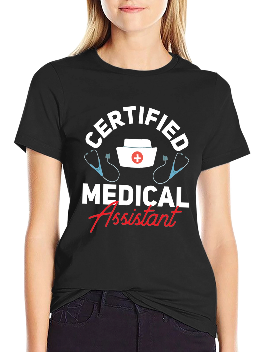 Certified Medical Assistant T-Shirt - Black