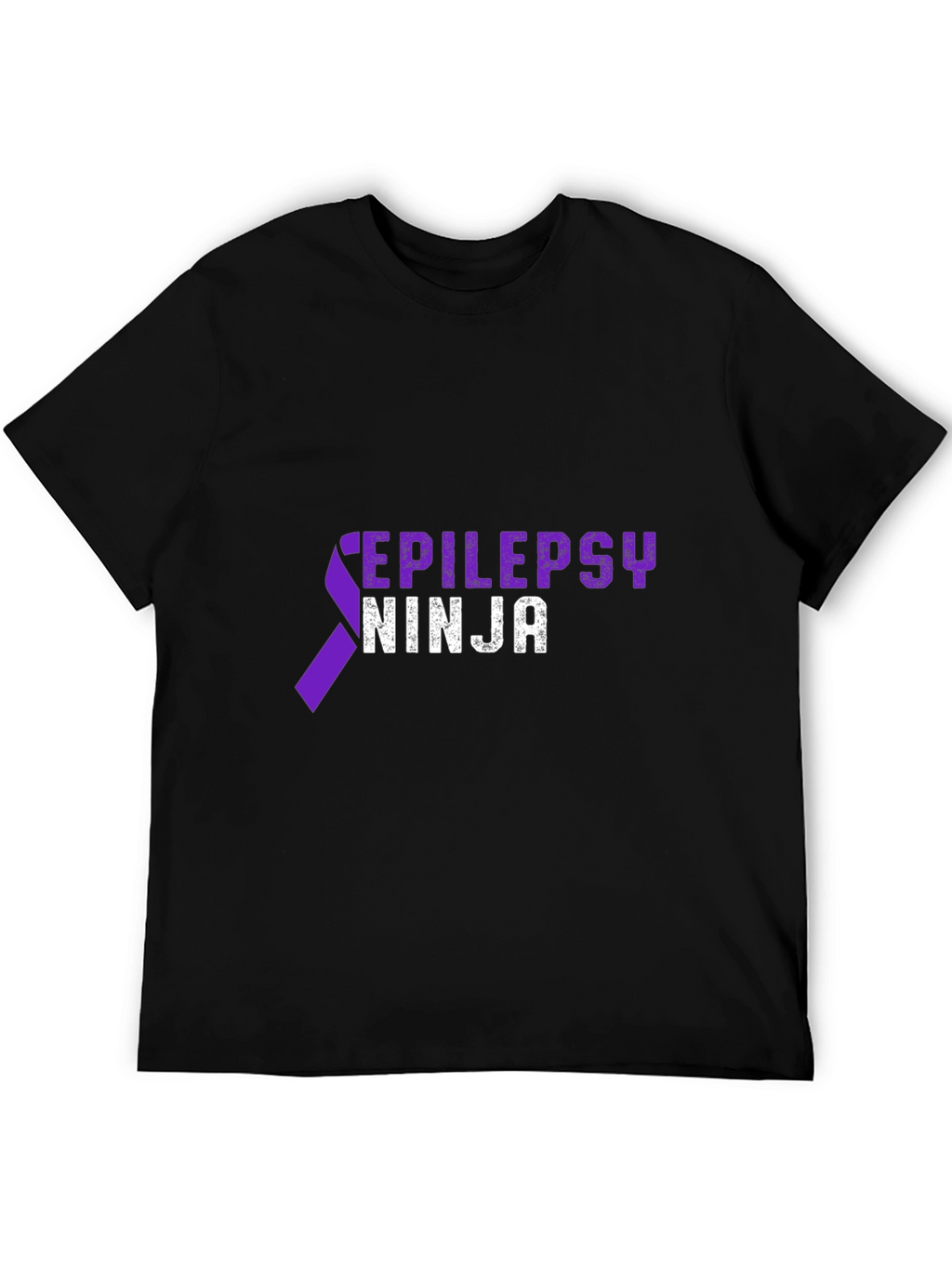 Epilepsy Ninja Awareness T-Shirt - Black