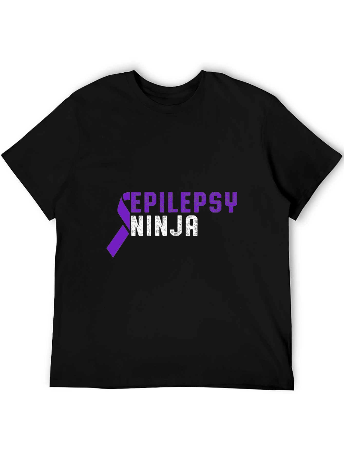 Epilepsy Ninja Awareness T-Shirt - Black