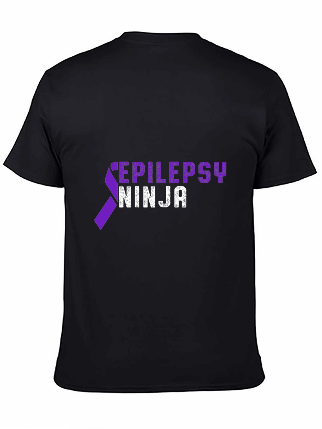 Epilepsy Ninja Awareness T-Shirt - Black