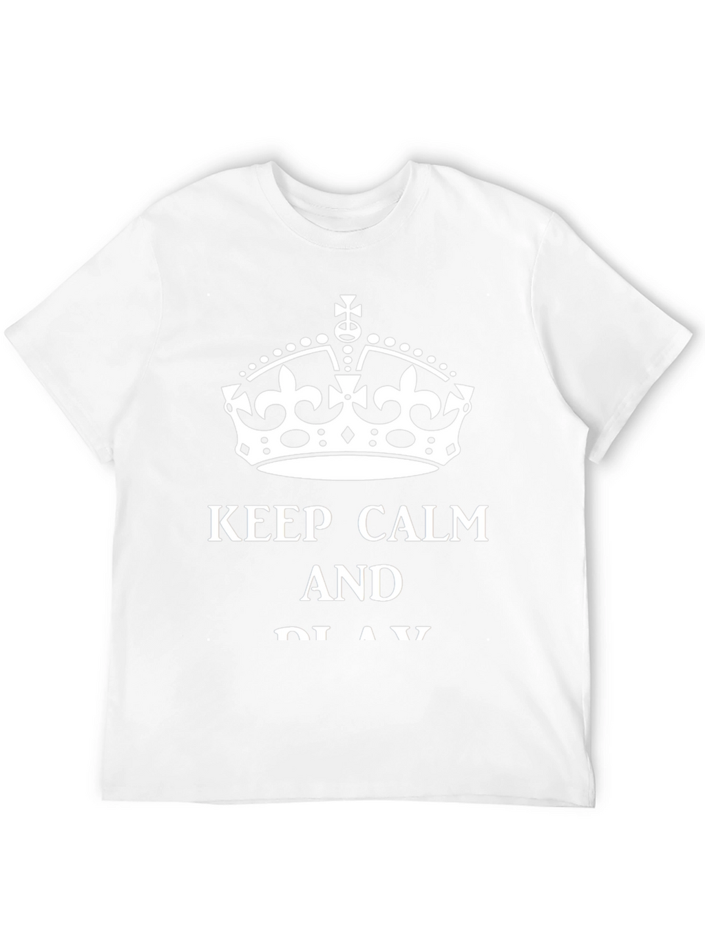 Keep Calm Crown Graphic Tee - Black