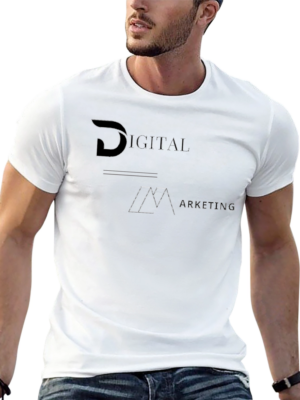 Digital Marketing Black Tee