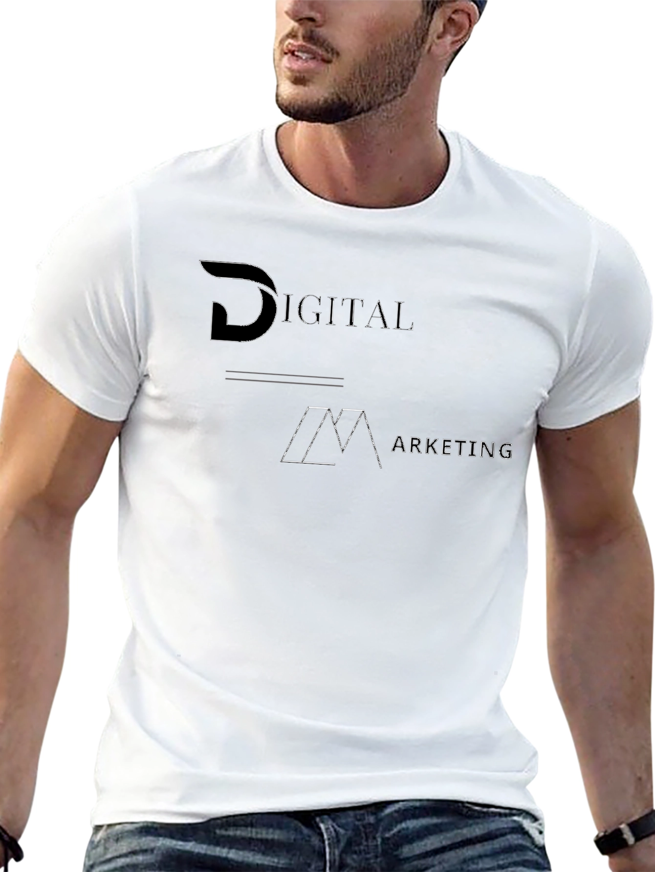 Digital Marketing Black Tee