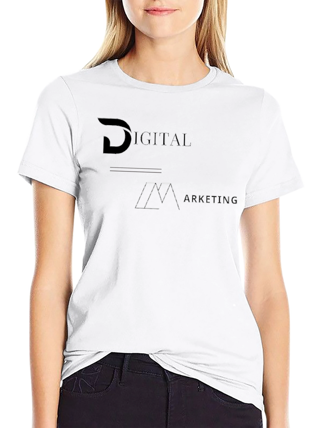 Digital Marketing Black Tee