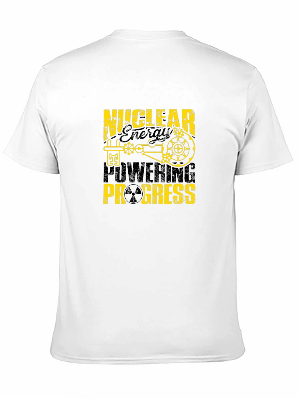 Nuclear Energy Powering Progress Black T-Shirt
