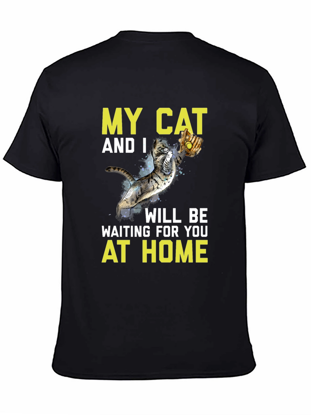 My Cat And I At Home Graphic T-Shirt