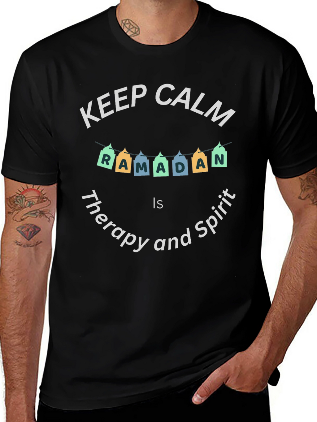 Keep Calm Ramadan T-Shirt - Therapy and Spirit