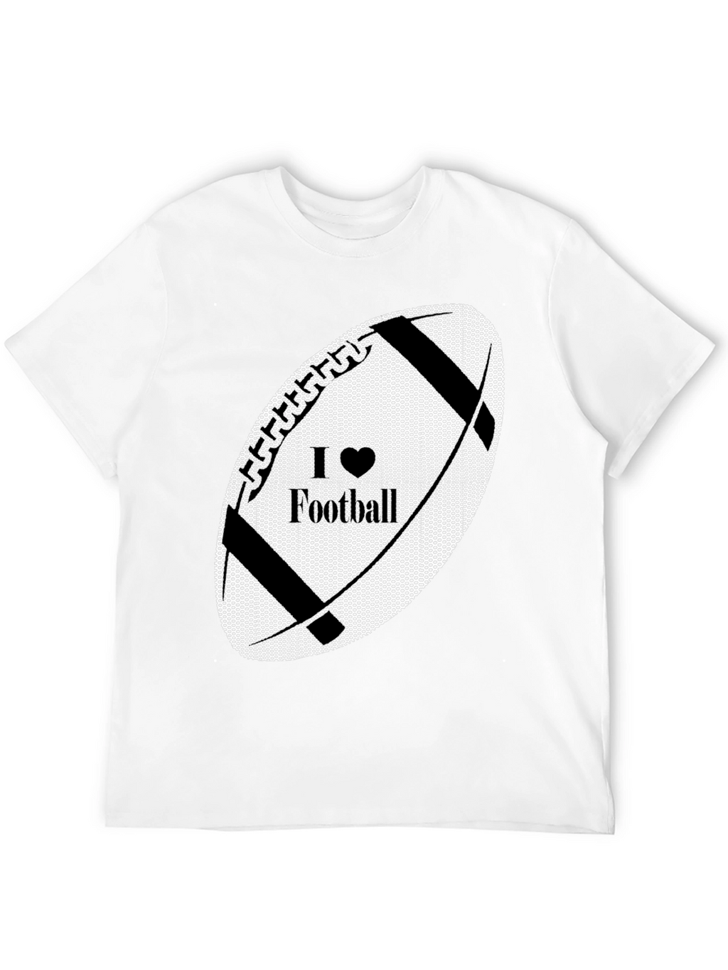 I Love Football Graphic Tee