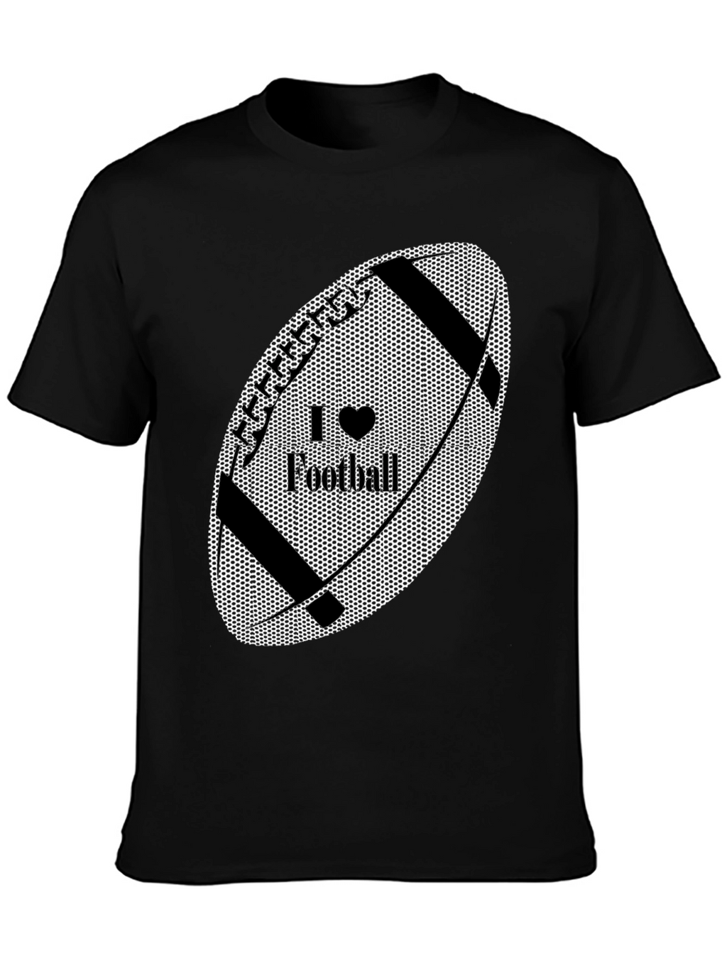 I Love Football Graphic Tee