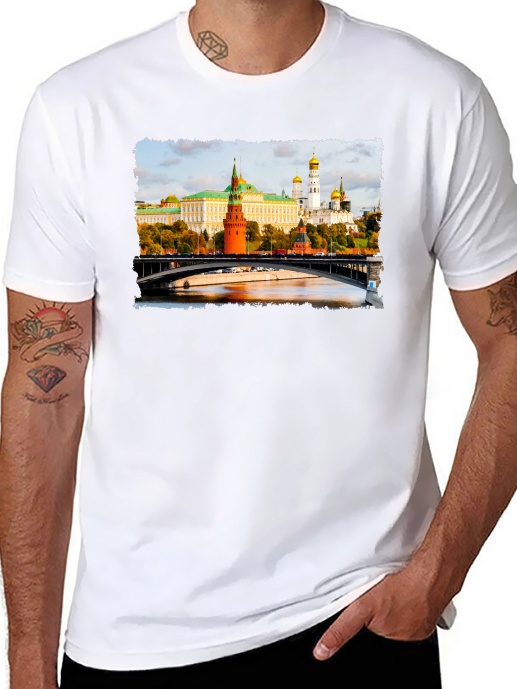 Moscow Kremlin Graphic T-Shirt
