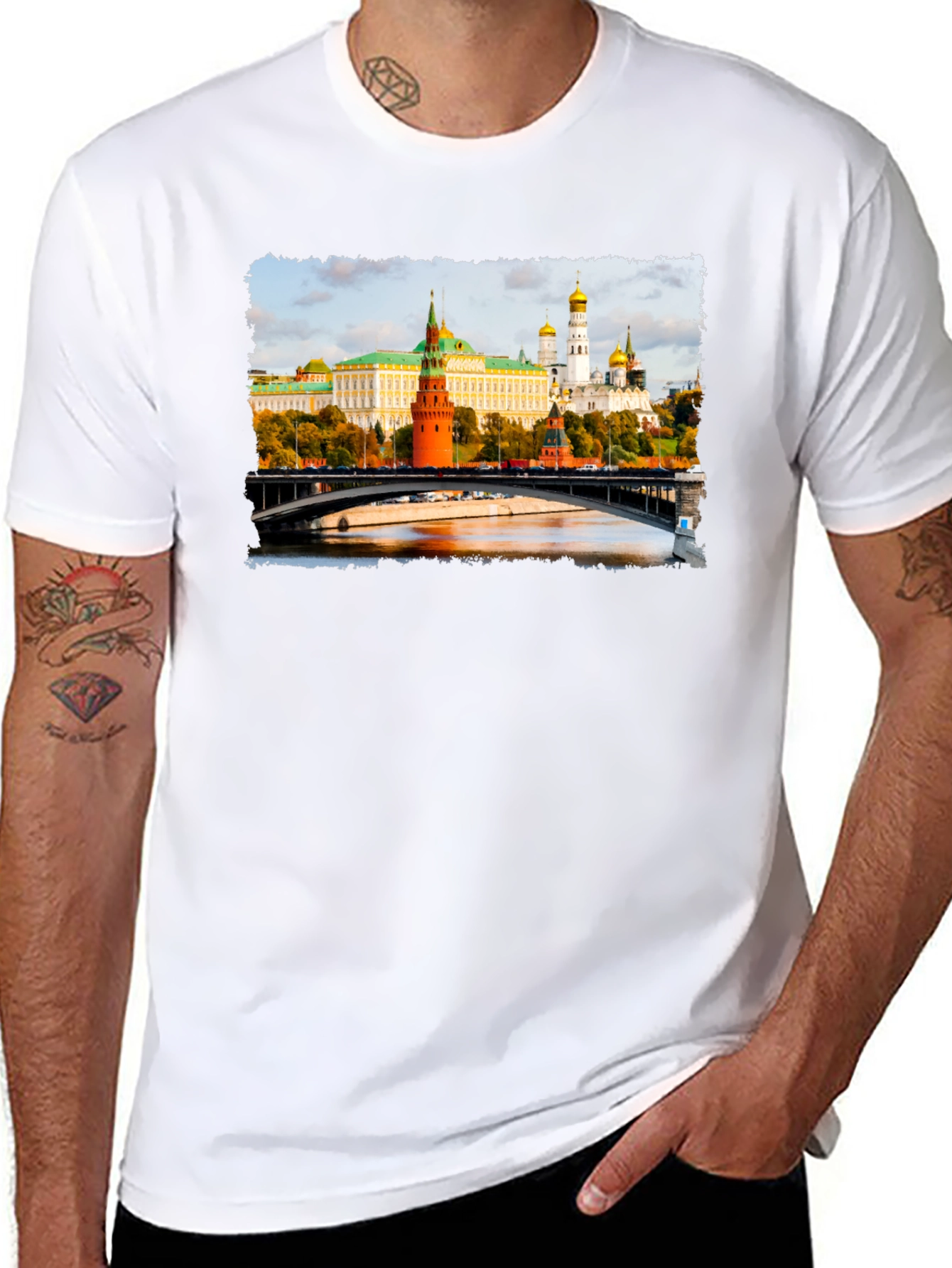 Moscow Kremlin Graphic T-Shirt