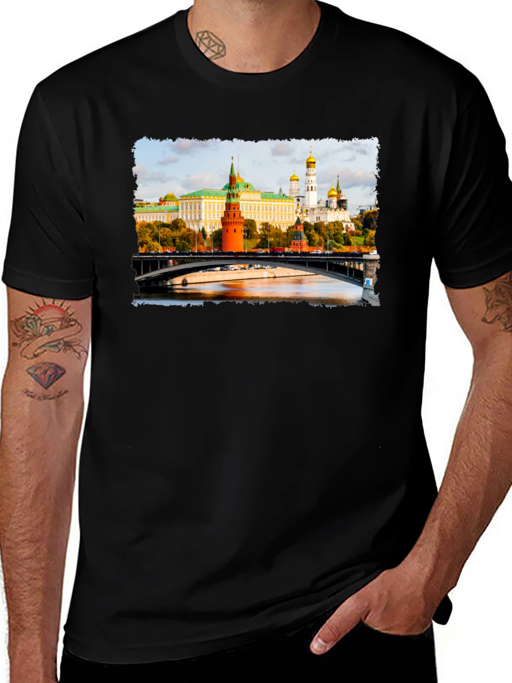 Moscow Kremlin Graphic T-Shirt