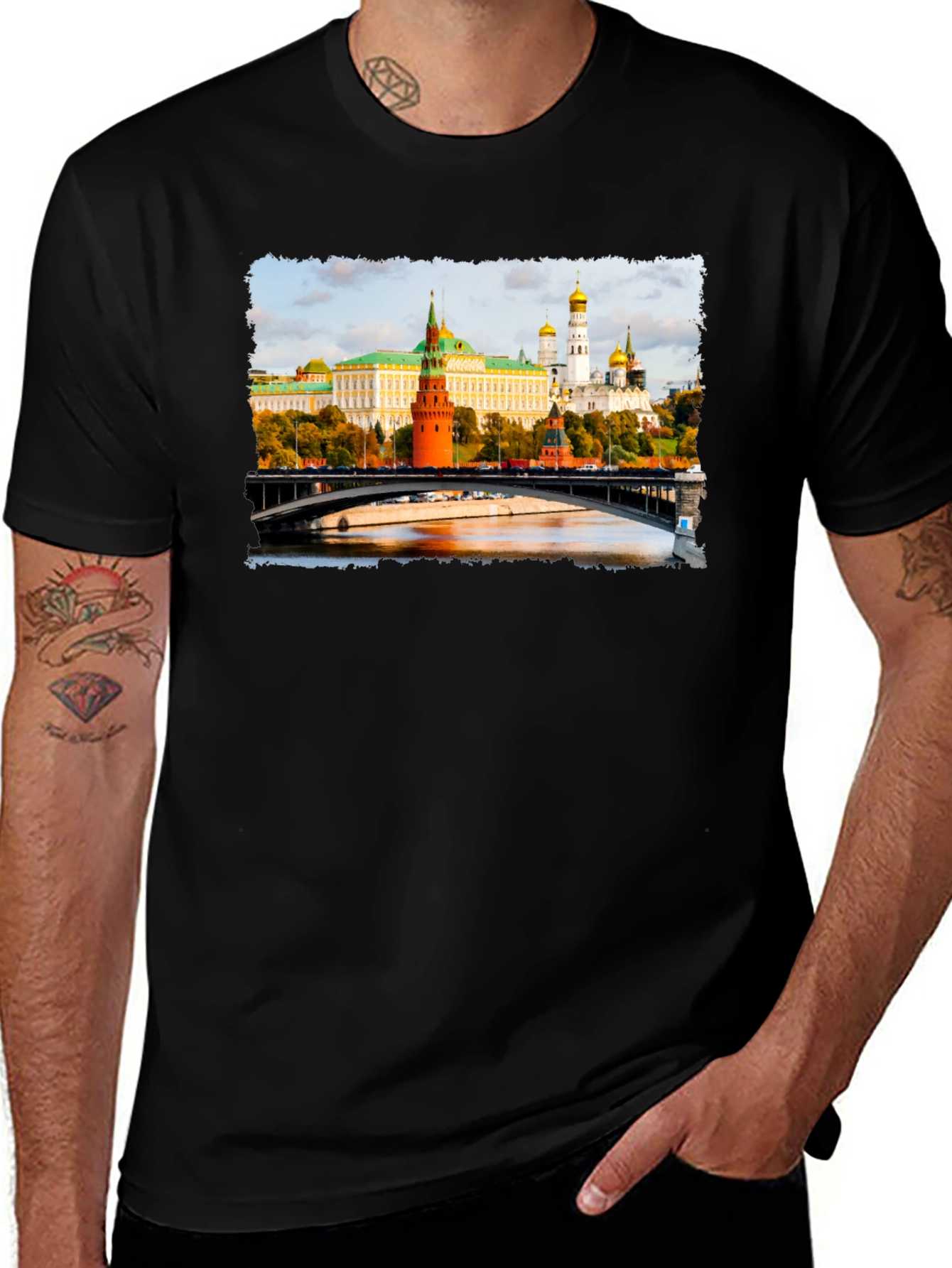 Moscow Kremlin Graphic T-Shirt